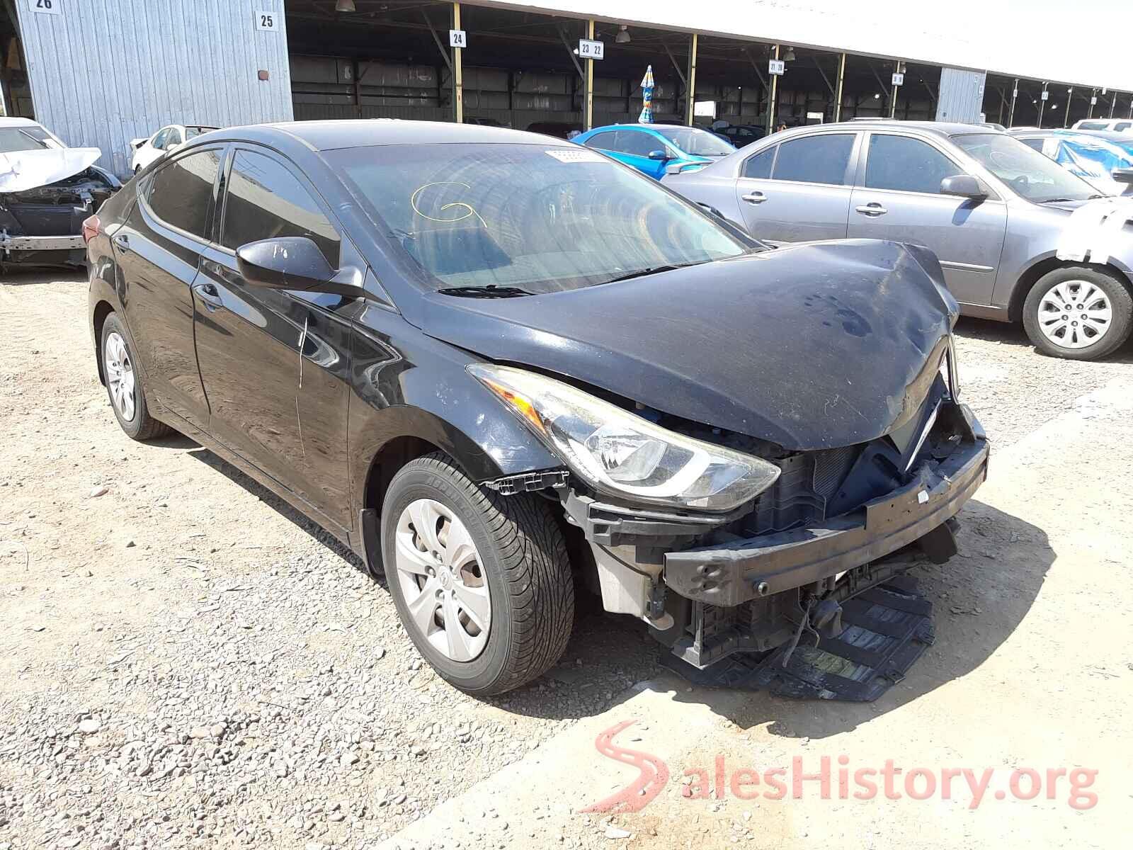 KMHDH4AEXGU490330 2016 HYUNDAI ELANTRA