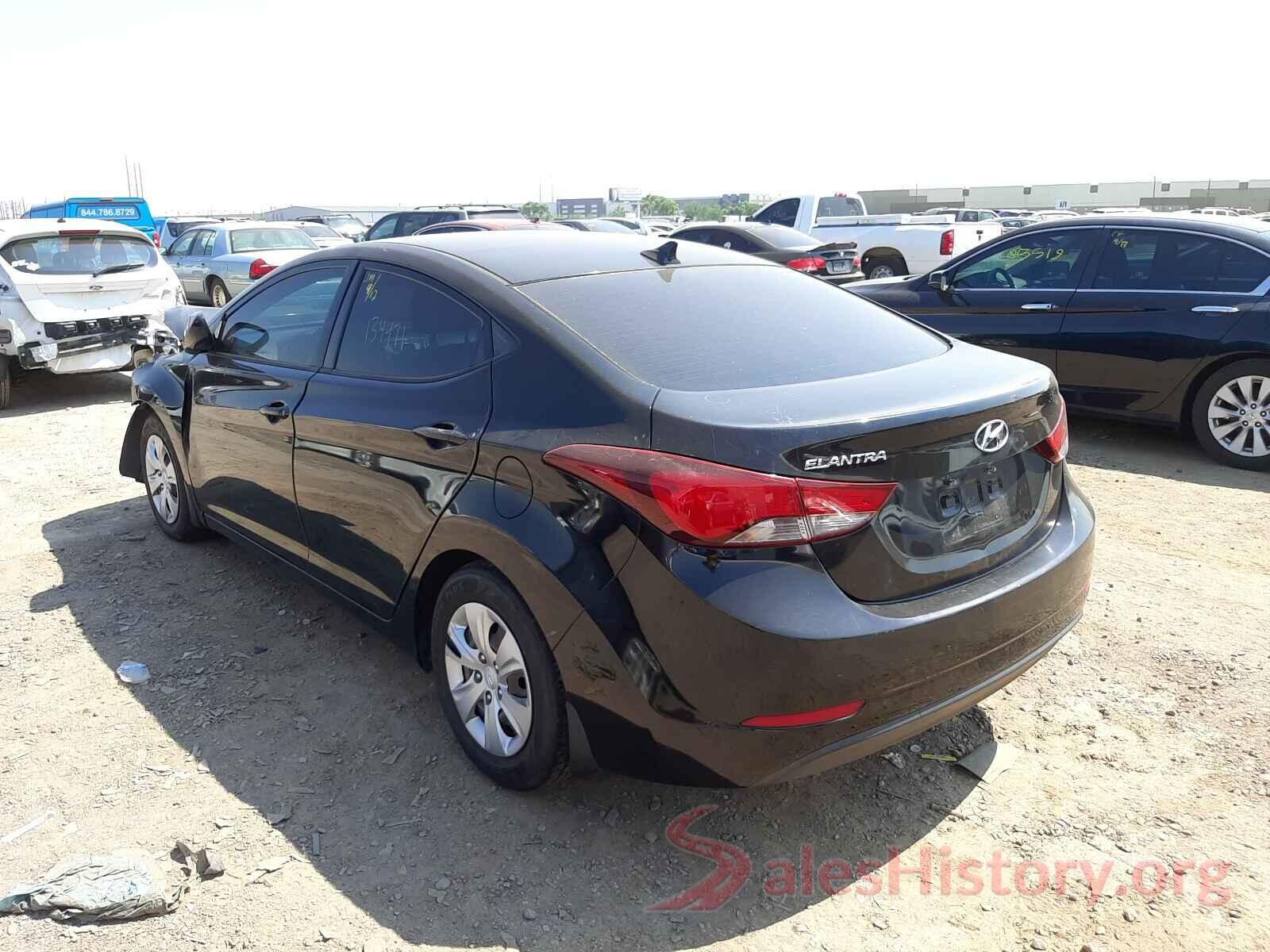 KMHDH4AEXGU490330 2016 HYUNDAI ELANTRA