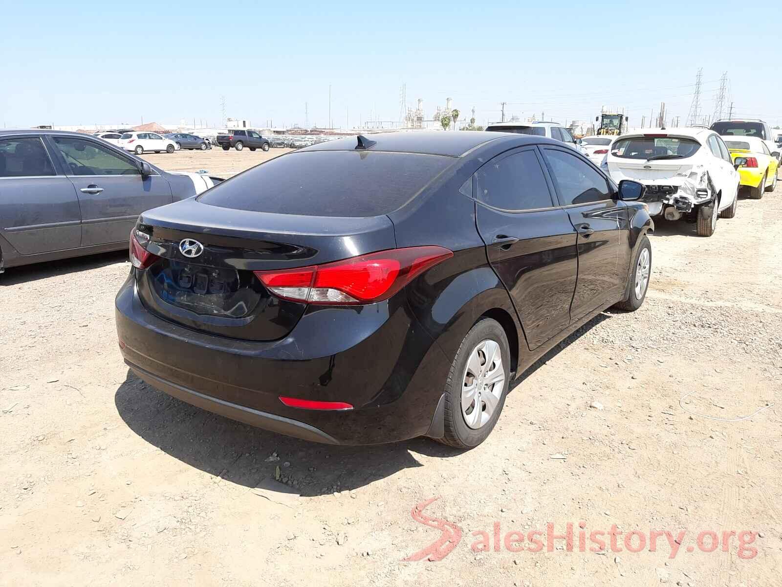 KMHDH4AEXGU490330 2016 HYUNDAI ELANTRA