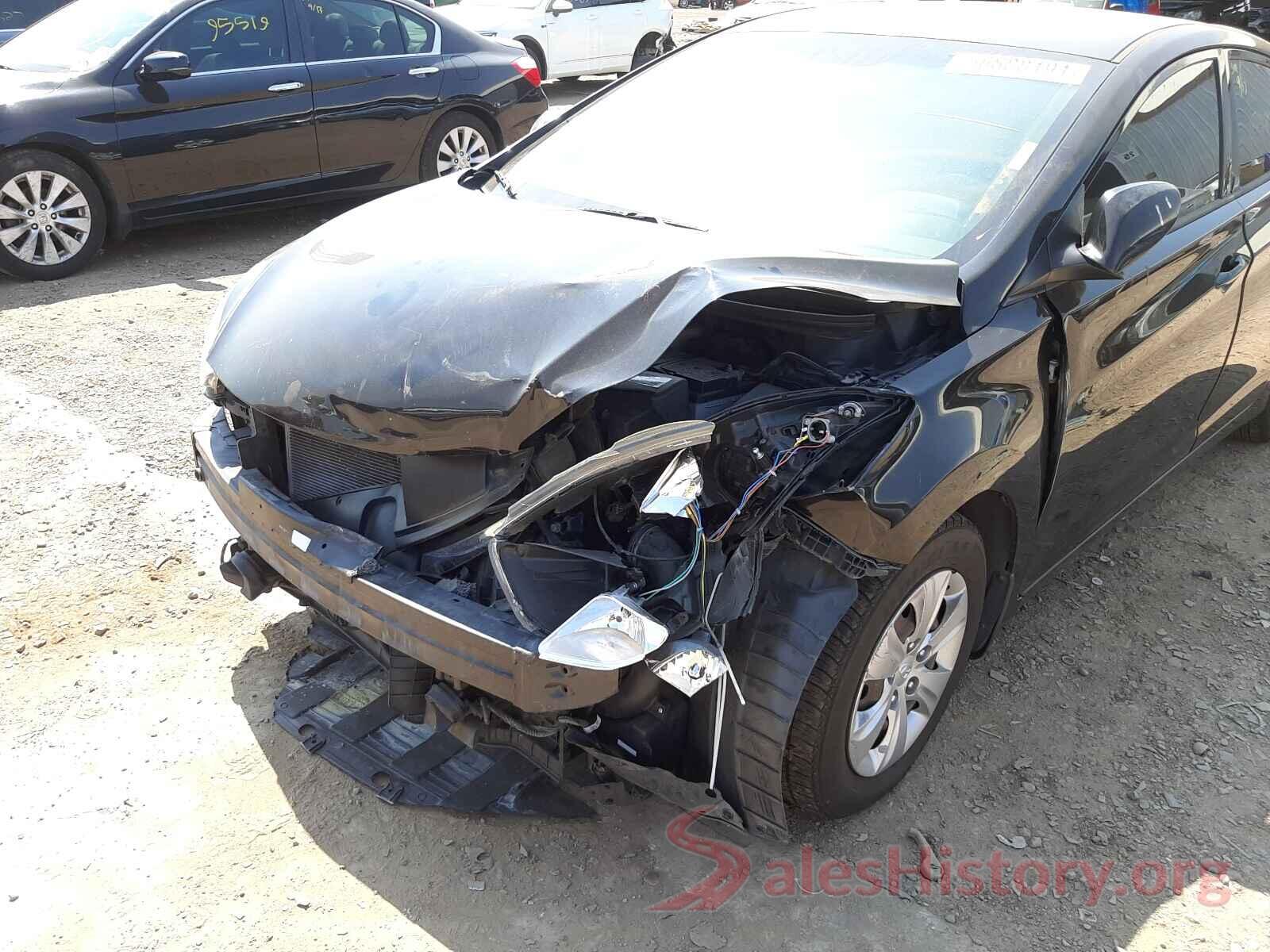 KMHDH4AEXGU490330 2016 HYUNDAI ELANTRA