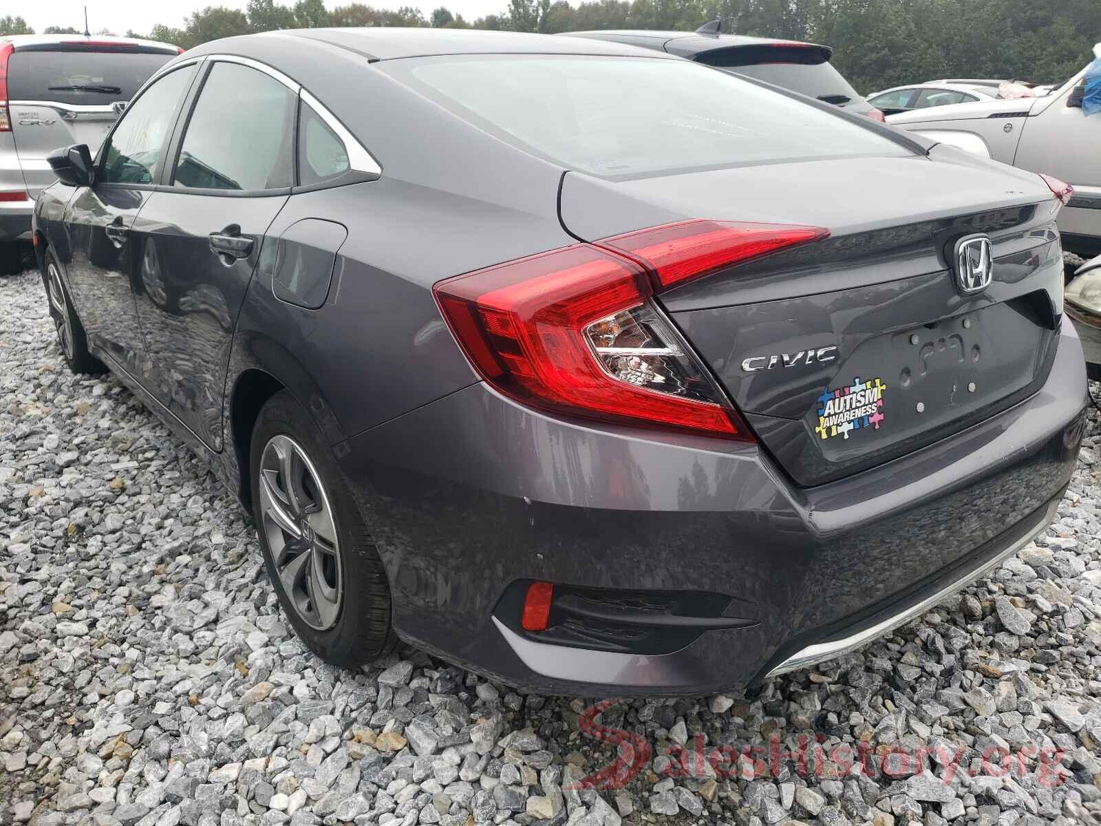 2HGFC2F62KH543326 2019 HONDA CIVIC