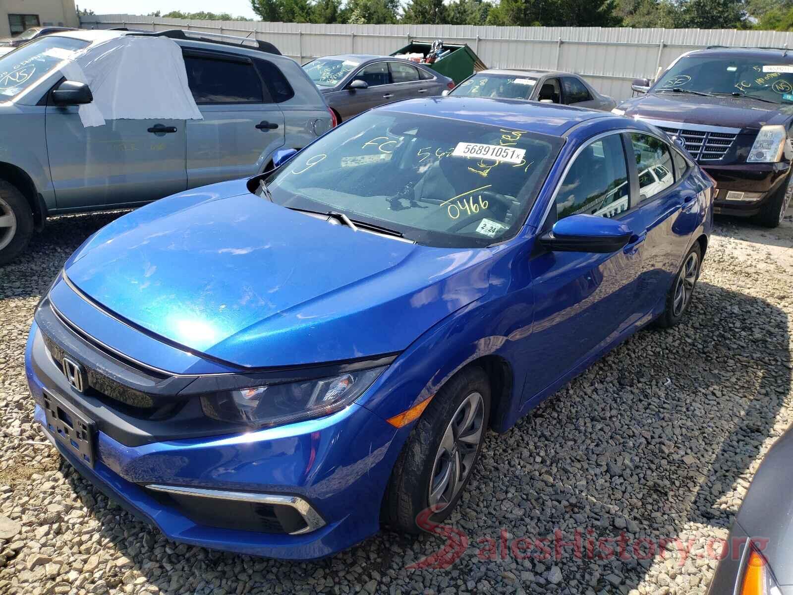 2HGFC2F62KH520466 2019 HONDA CIVIC