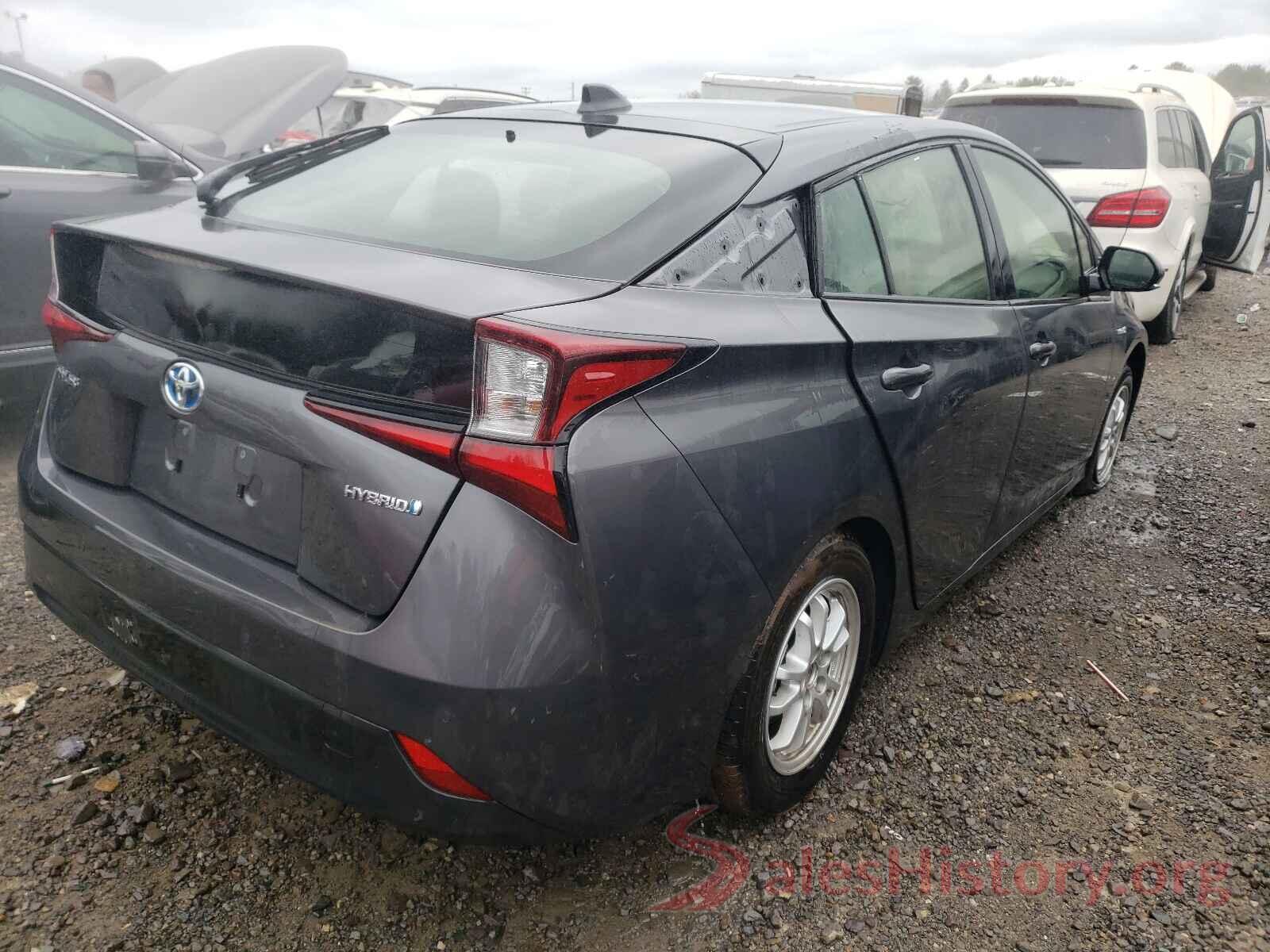 JTDKARFU6L3119534 2020 TOYOTA PRIUS