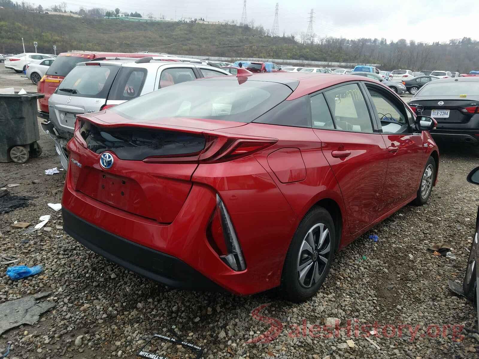 JTDKARFP8J3076354 2018 TOYOTA PRIUS