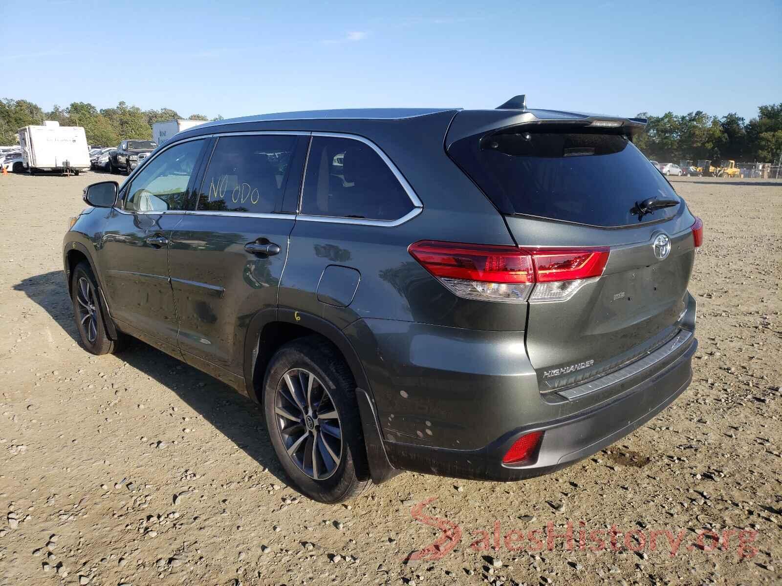 5TDJZRFH8JS888796 2018 TOYOTA HIGHLANDER