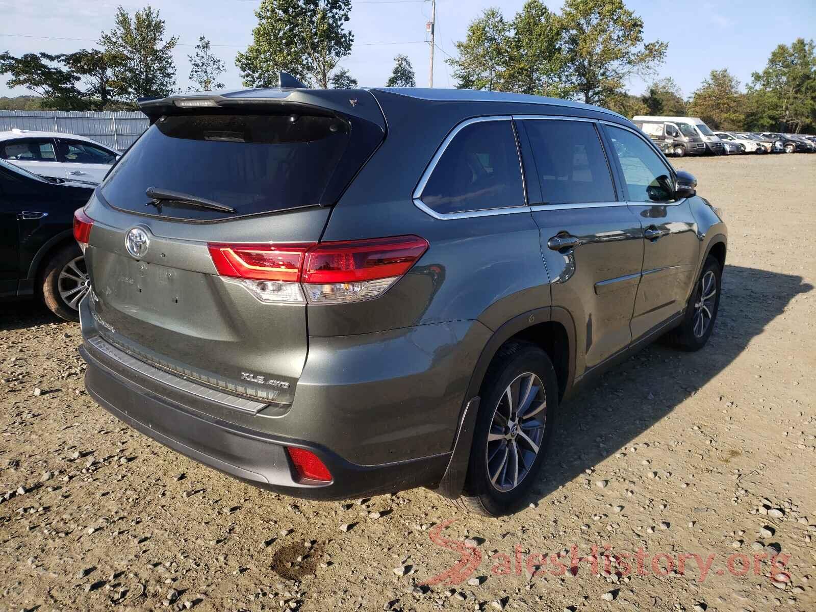 5TDJZRFH8JS888796 2018 TOYOTA HIGHLANDER