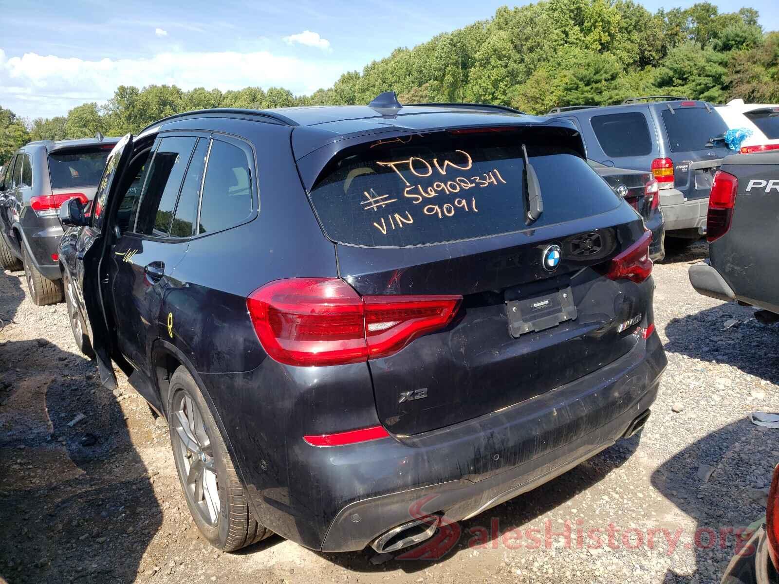 5UXTS3C51K0Z09091 2019 BMW X3