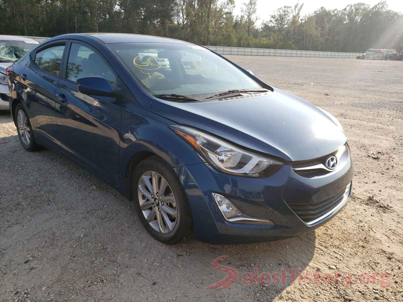 KMHDH4AE0GU601418 2016 HYUNDAI ELANTRA