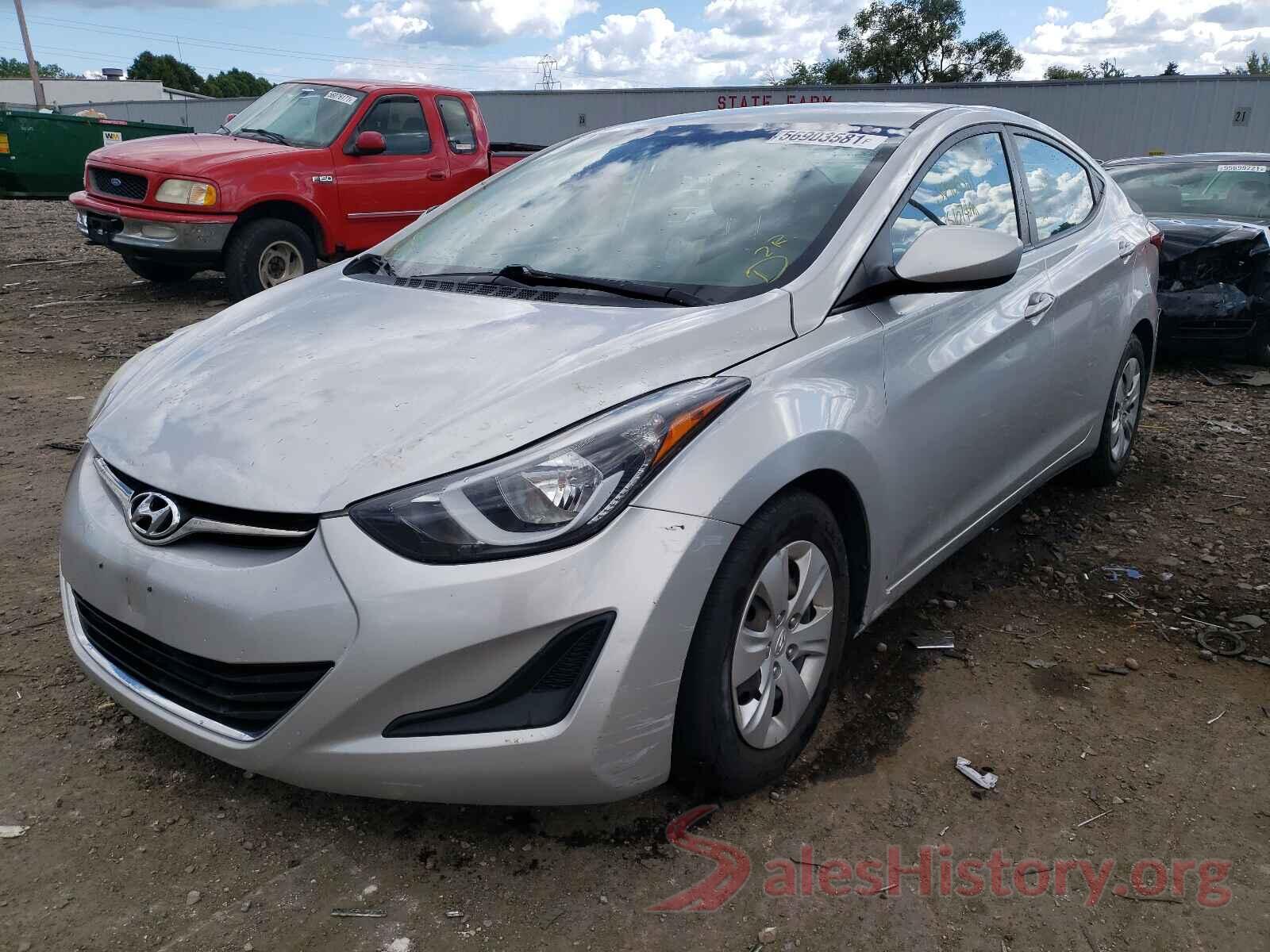 5NPDH4AE0GH705342 2016 HYUNDAI ELANTRA