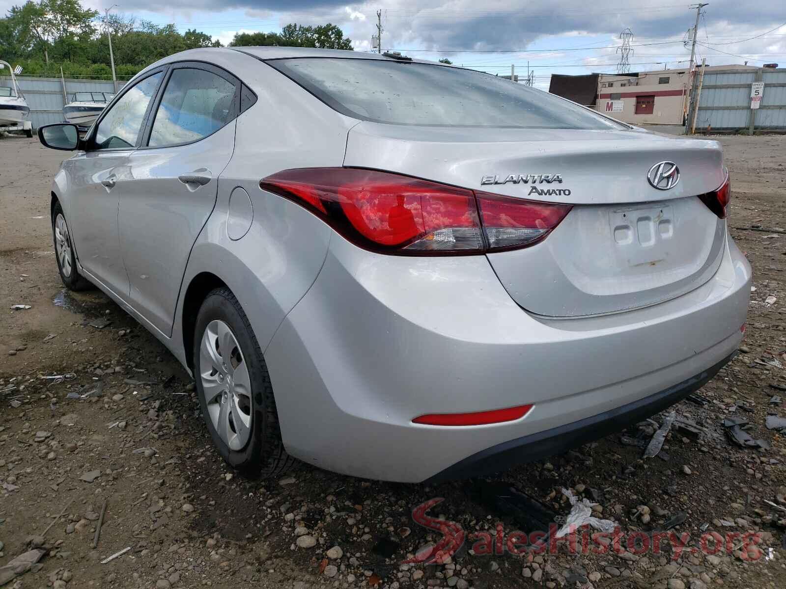 5NPDH4AE0GH705342 2016 HYUNDAI ELANTRA