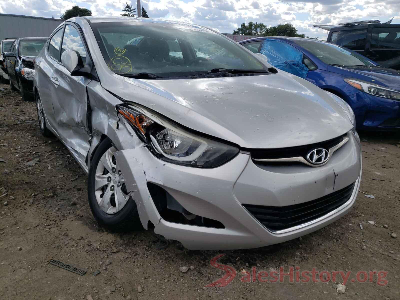 5NPDH4AE0GH705342 2016 HYUNDAI ELANTRA