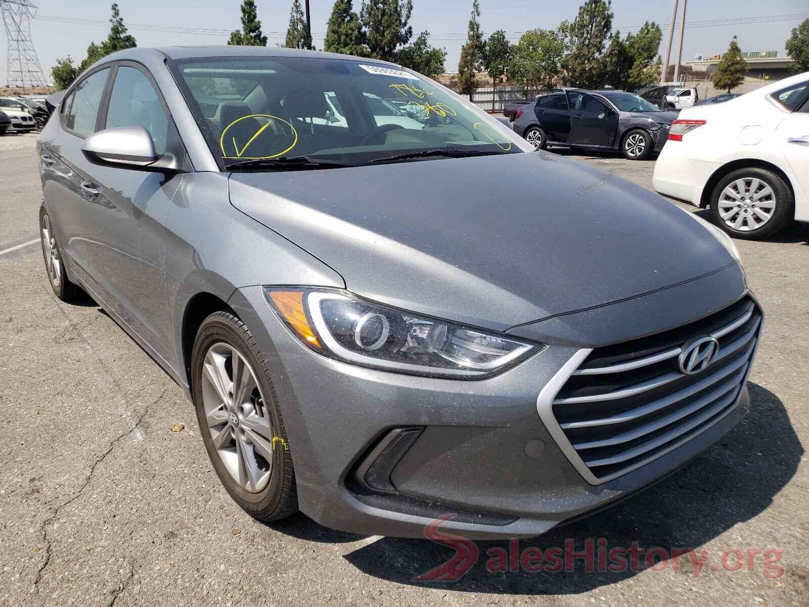 KMHD84LF7JU616303 2018 HYUNDAI ELANTRA