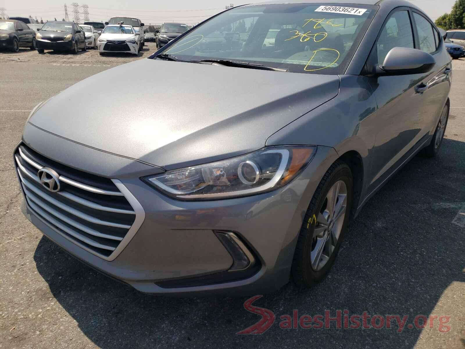 KMHD84LF7JU616303 2018 HYUNDAI ELANTRA