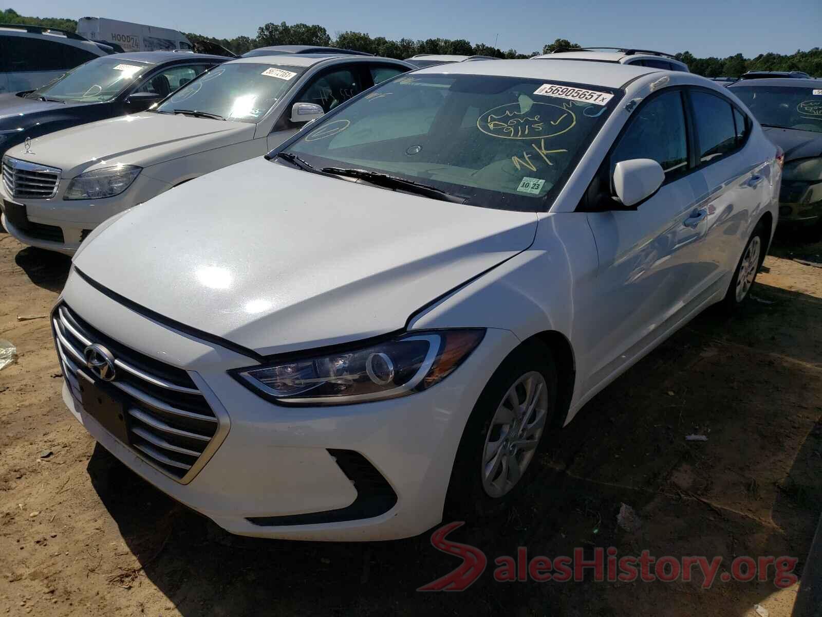 5NPD74LF3JH282403 2018 HYUNDAI ELANTRA