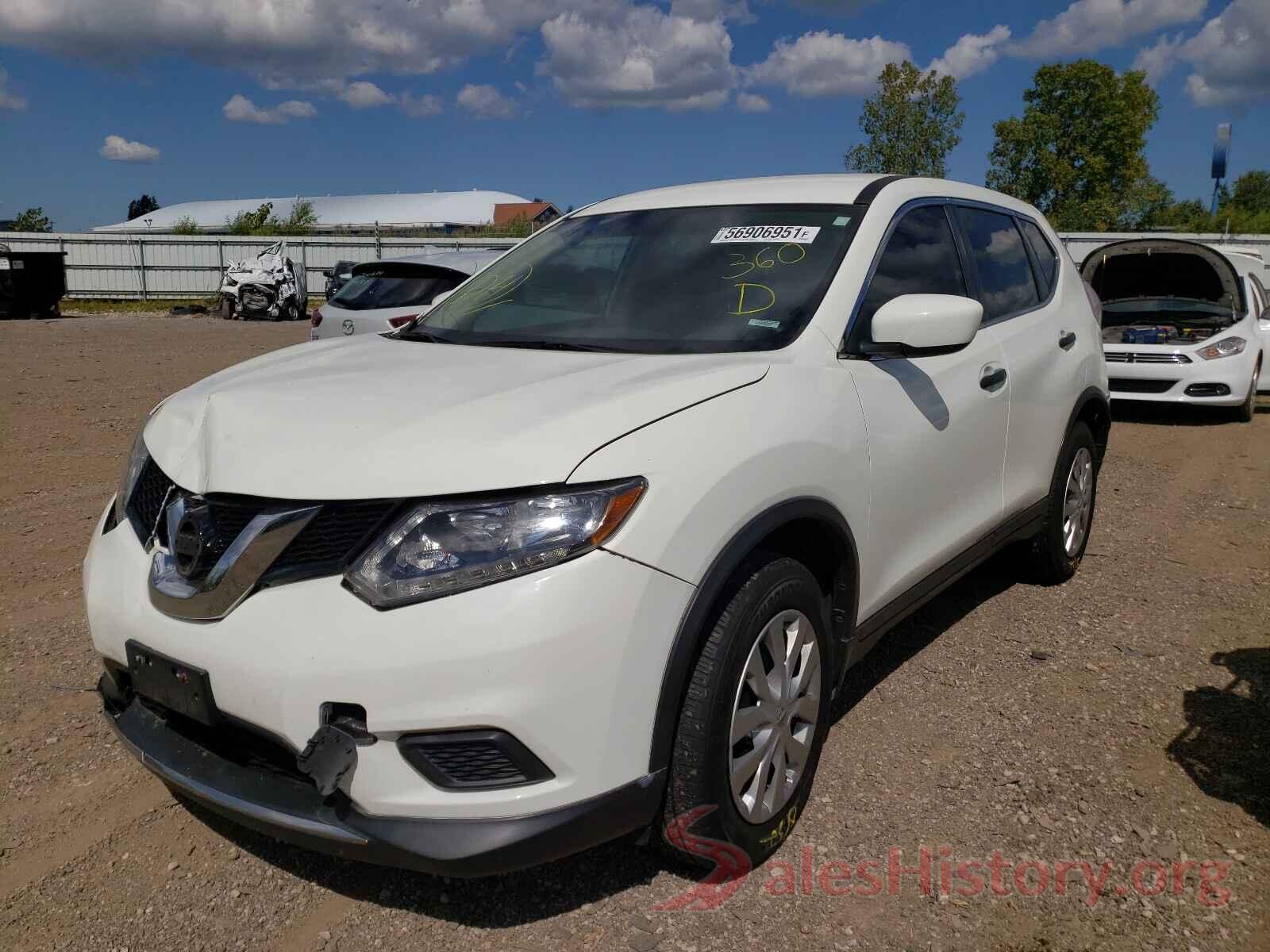 5N1AT2MV6GC845436 2016 NISSAN ROGUE