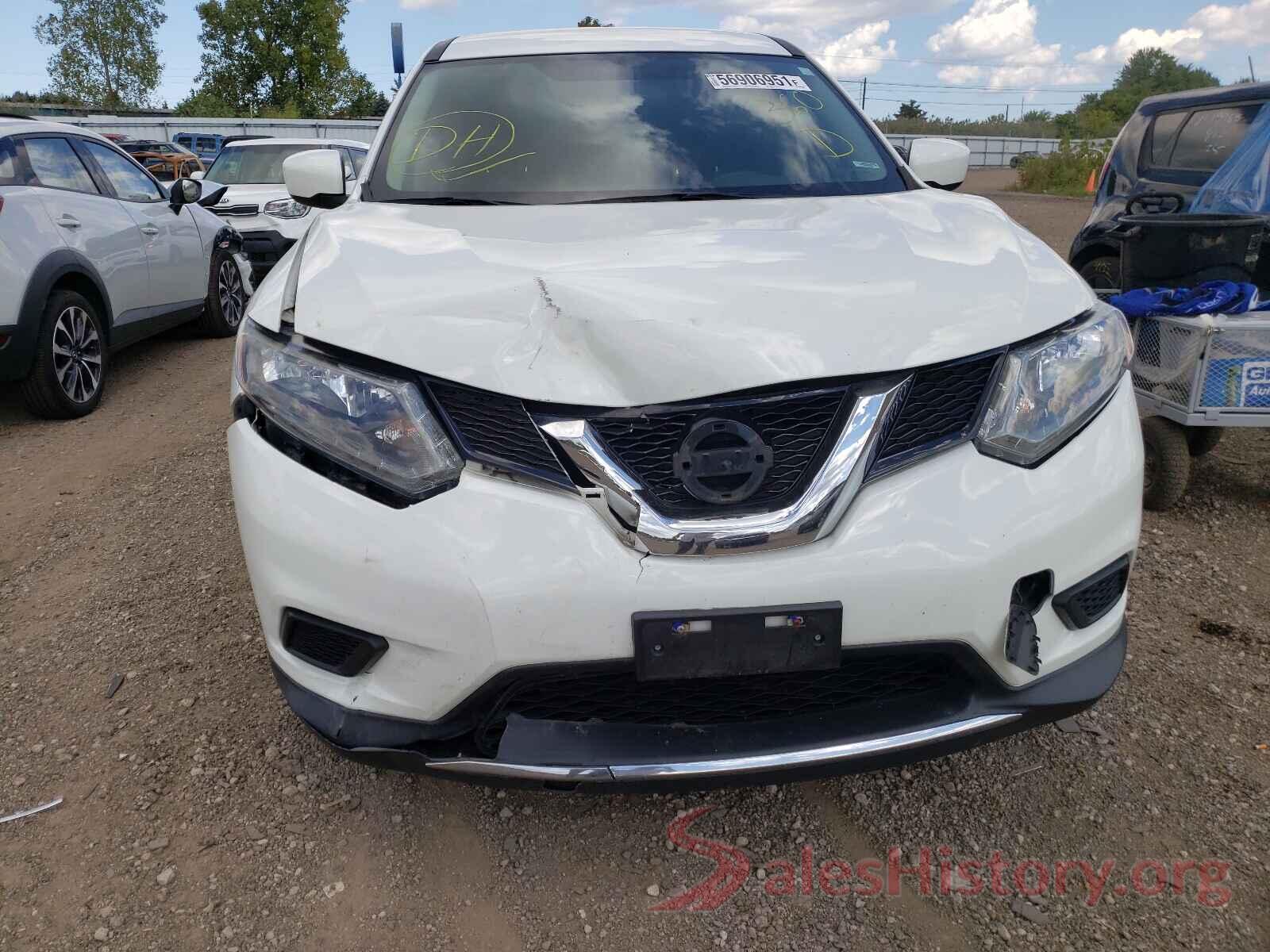 5N1AT2MV6GC845436 2016 NISSAN ROGUE