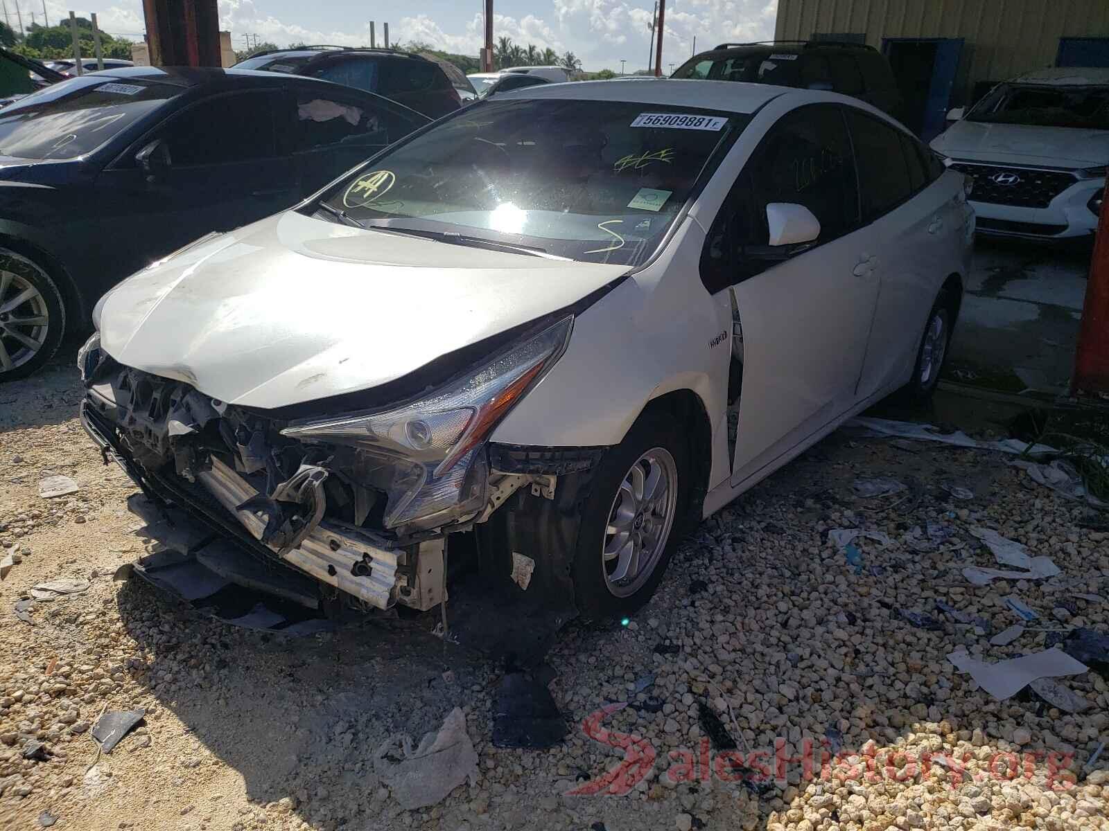 JTDKARFU7G3012207 2016 TOYOTA PRIUS