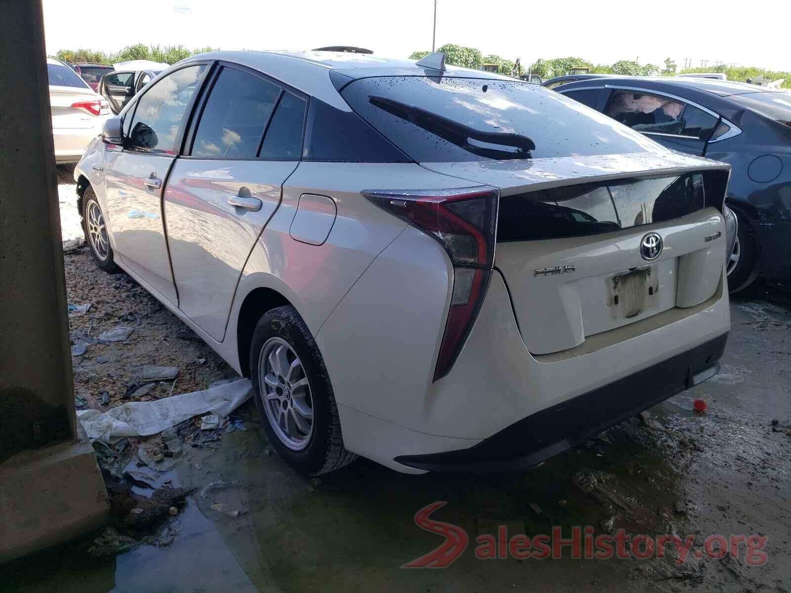 JTDKARFU7G3012207 2016 TOYOTA PRIUS