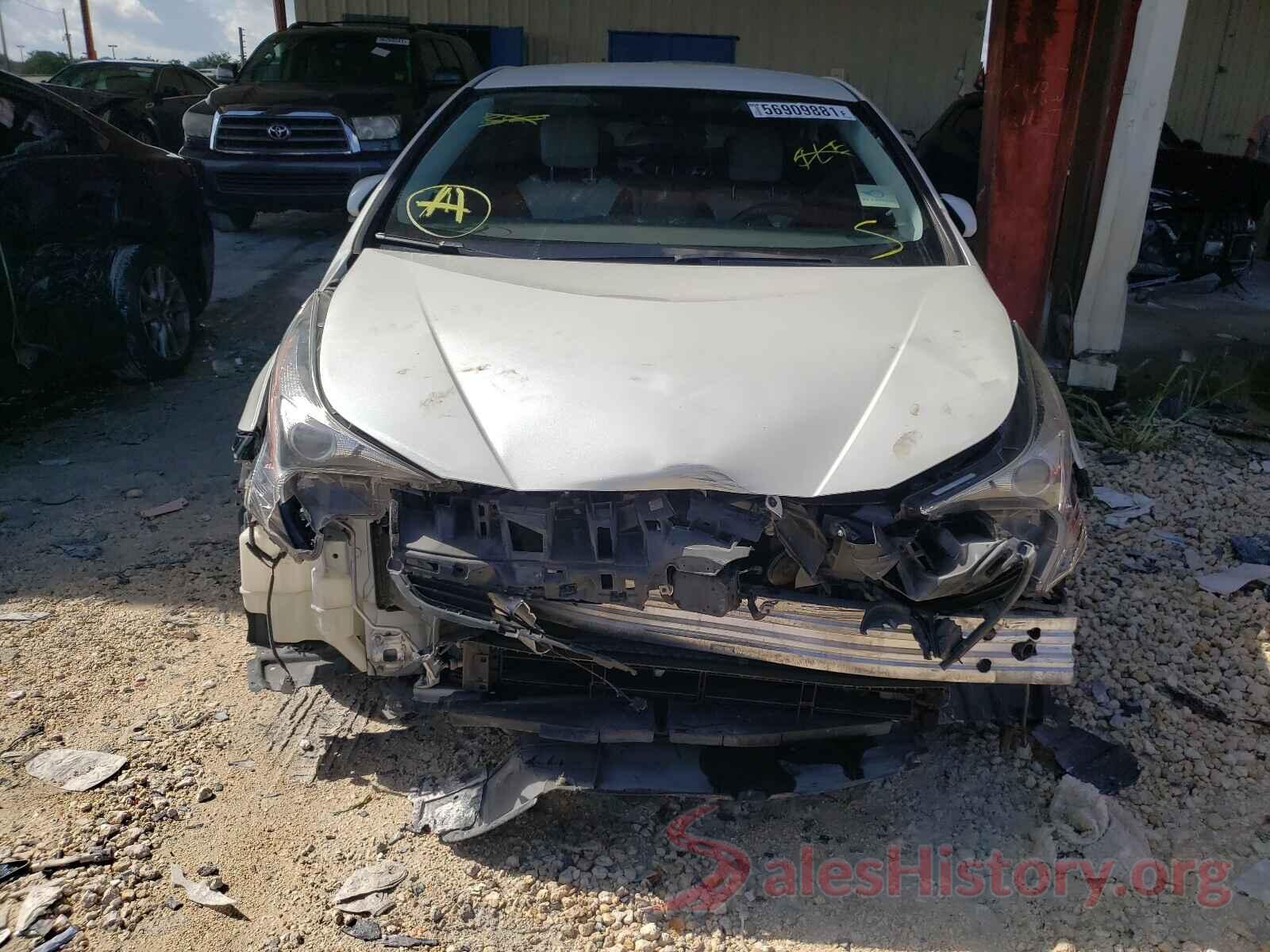 JTDKARFU7G3012207 2016 TOYOTA PRIUS