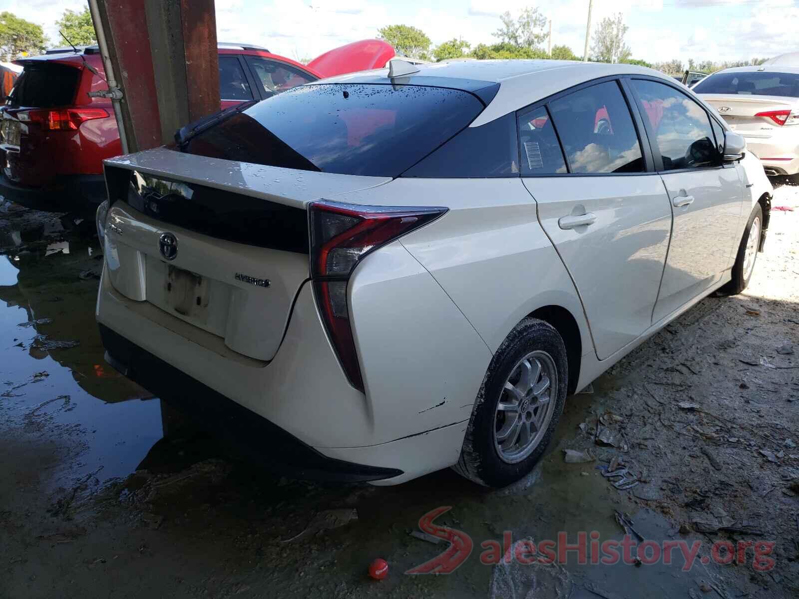 JTDKARFU7G3012207 2016 TOYOTA PRIUS