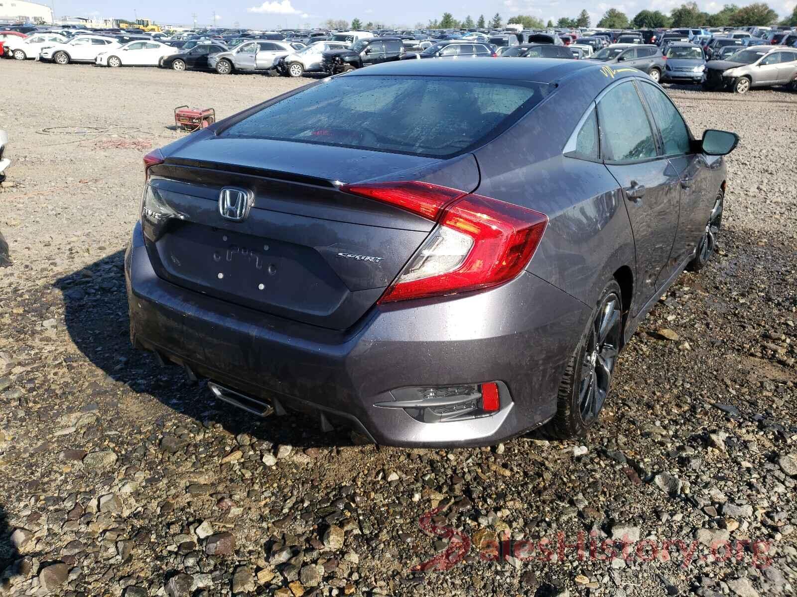 2HGFC2F87KH554646 2019 HONDA CIVIC