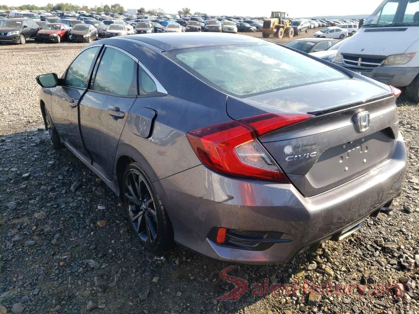 2HGFC2F87KH554646 2019 HONDA CIVIC