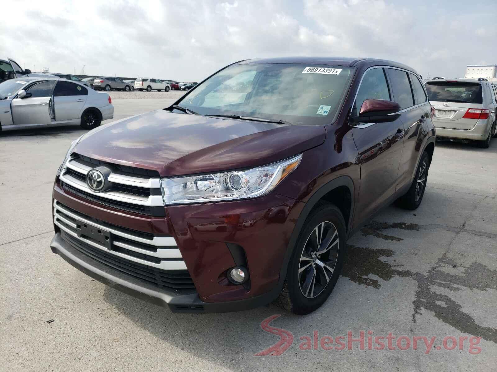 5TDZZRFH3KS340807 2019 TOYOTA HIGHLANDER