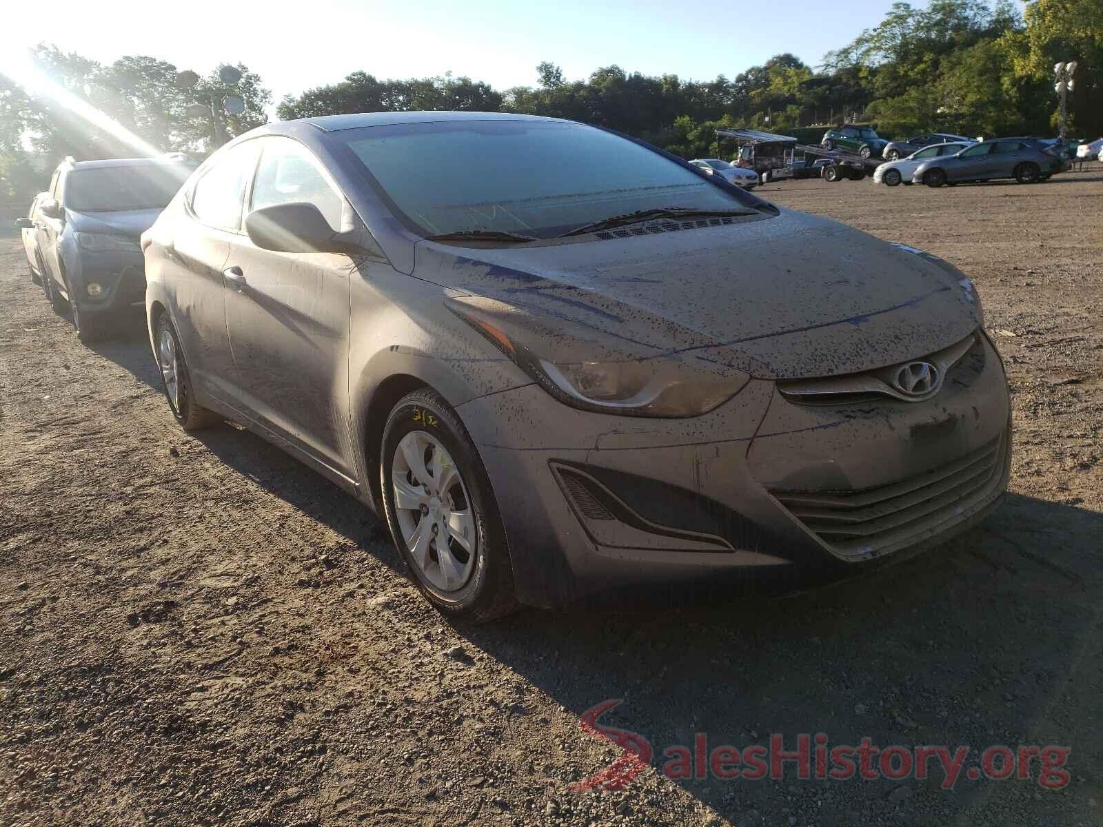 5NPDH4AE6GH784077 2016 HYUNDAI ELANTRA