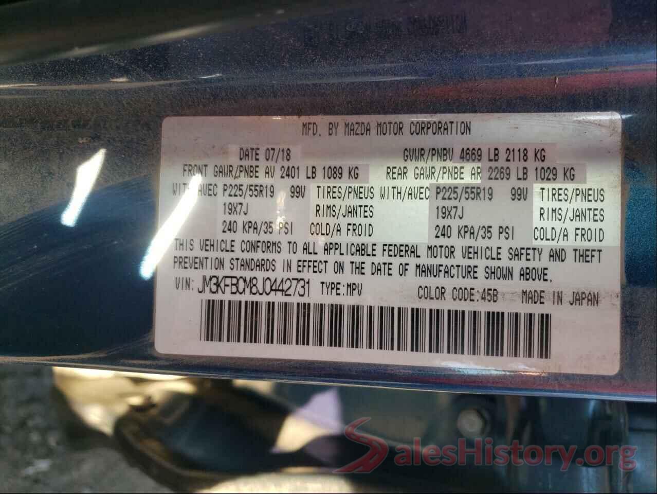 JM3KFBCM8J0442731 2018 MAZDA CX-5