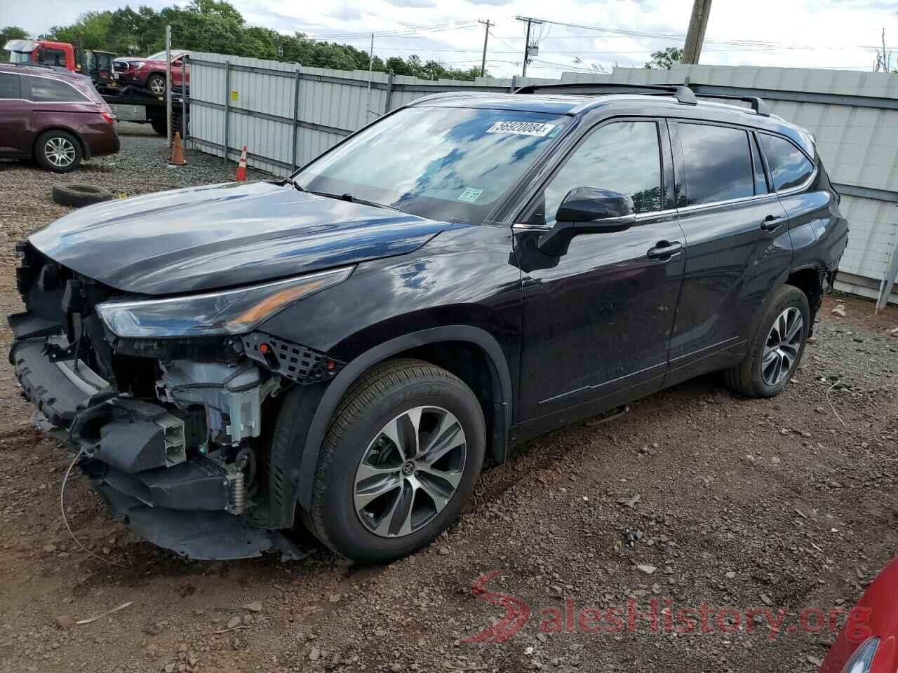 5TDGZRBH7NS583229 2022 TOYOTA HIGHLANDER