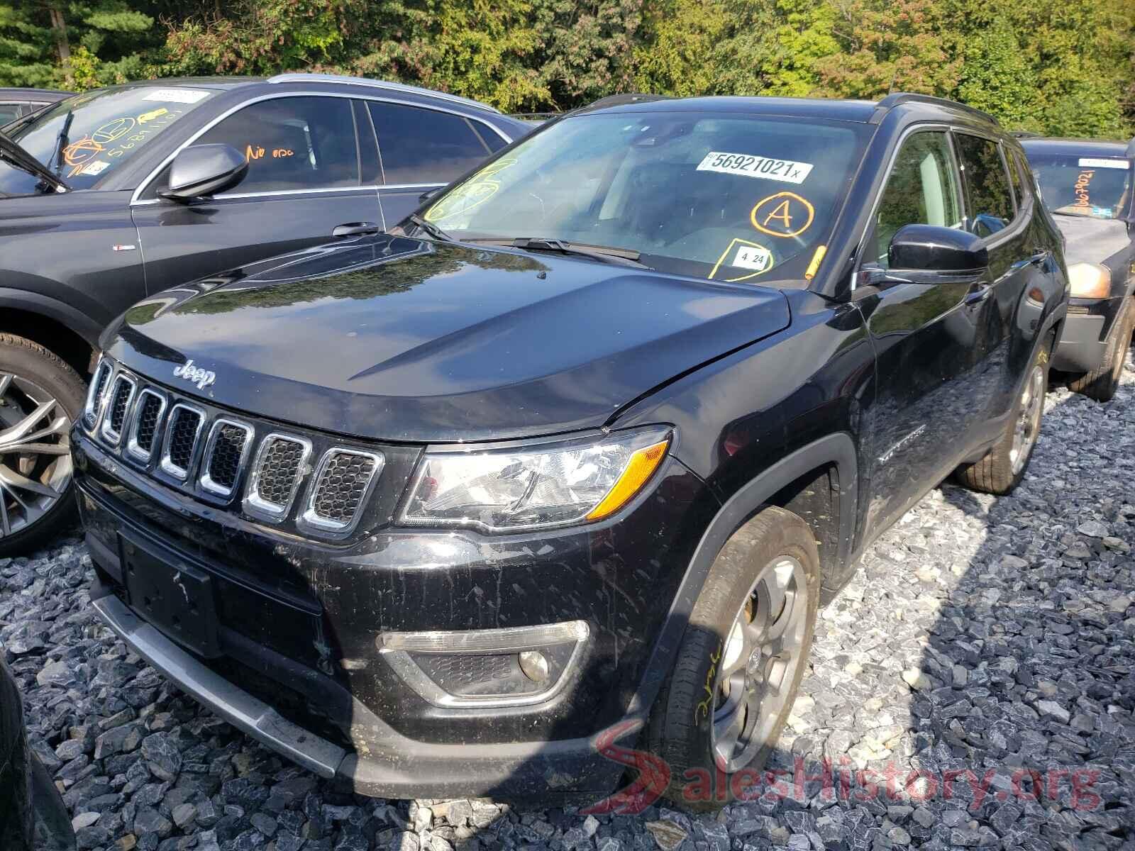 3C4NJDCB6KT619618 2019 JEEP COMPASS