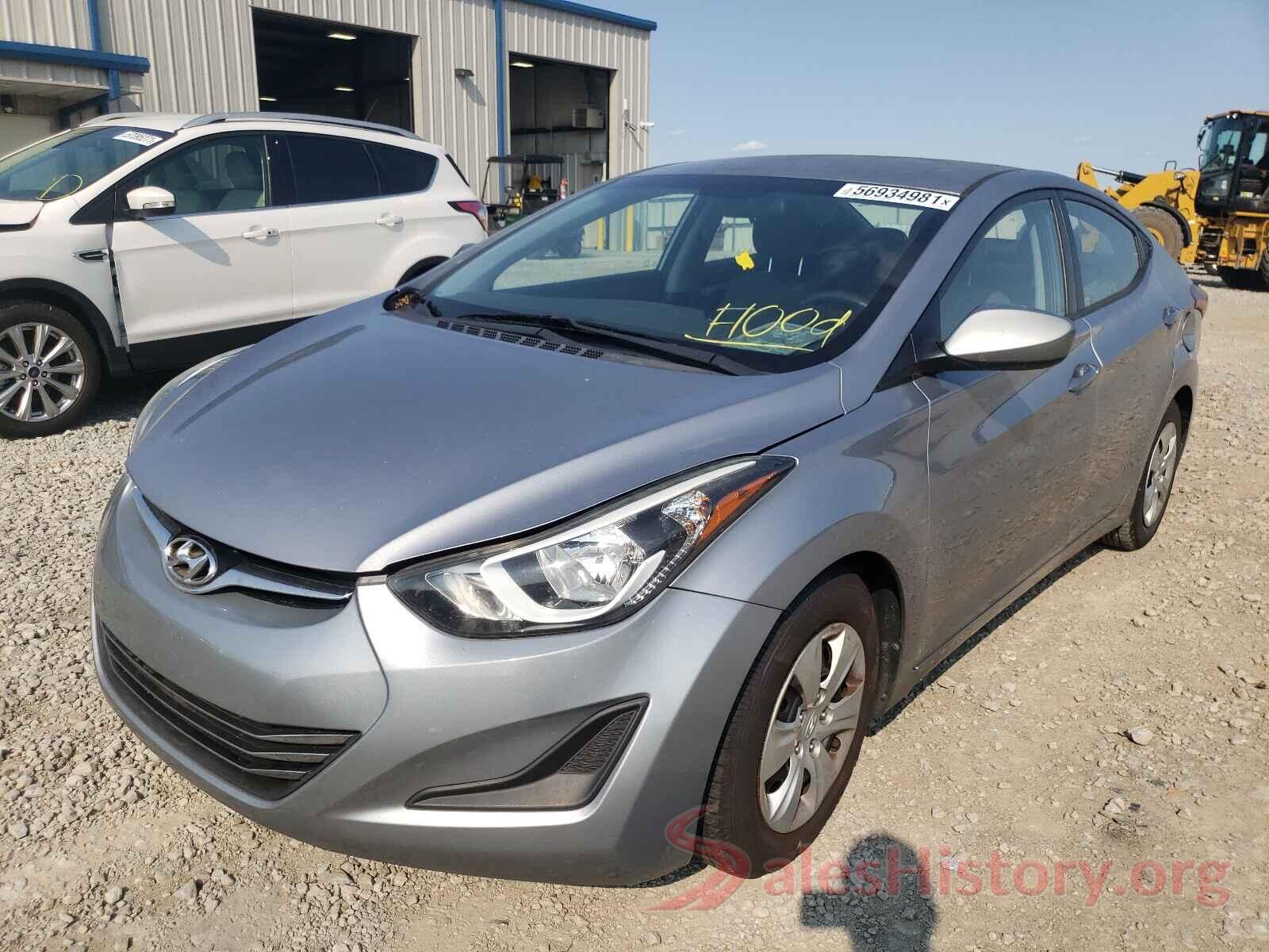 5NPDH4AE6GH695996 2016 HYUNDAI ELANTRA