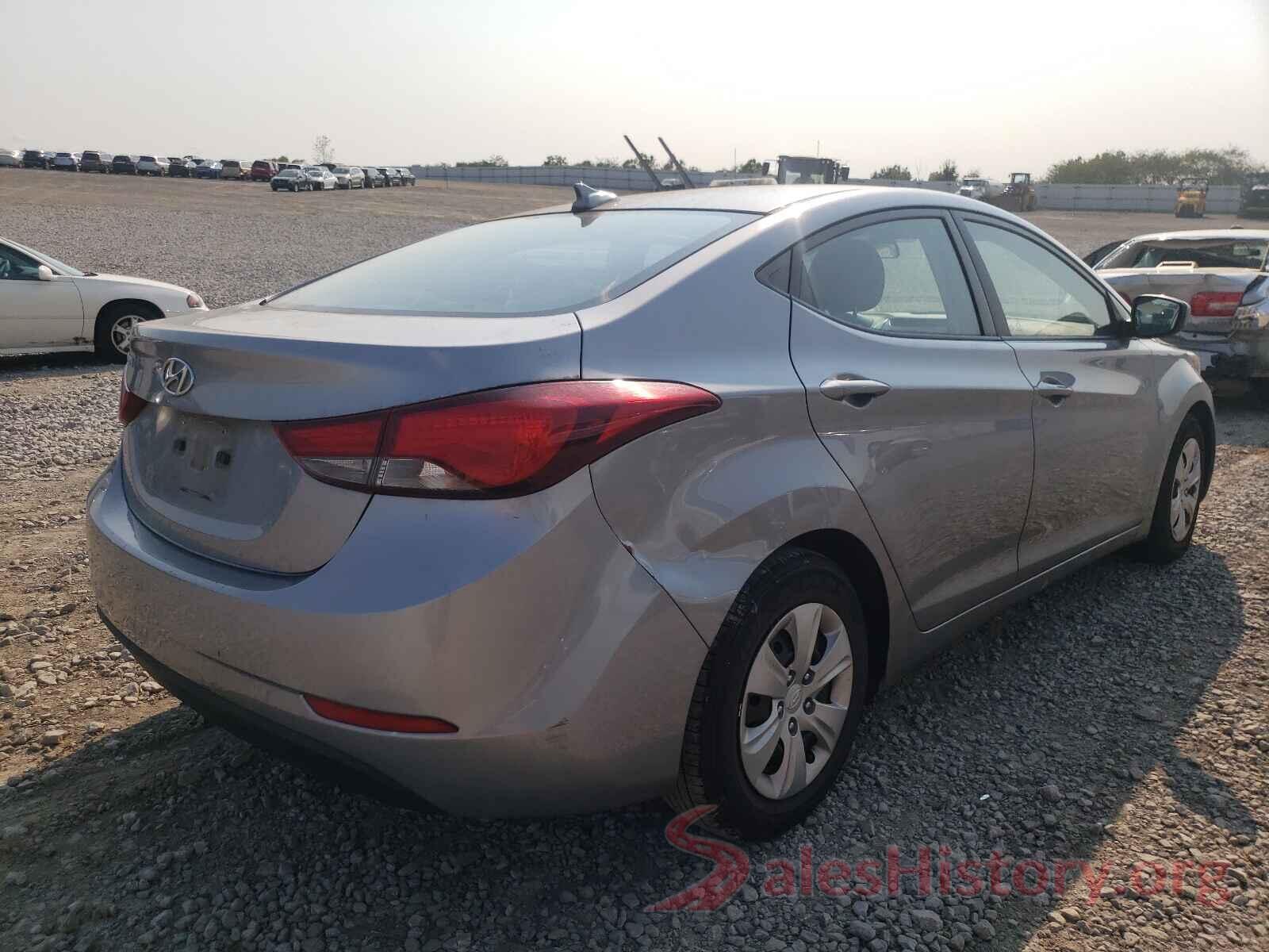 5NPDH4AE6GH695996 2016 HYUNDAI ELANTRA