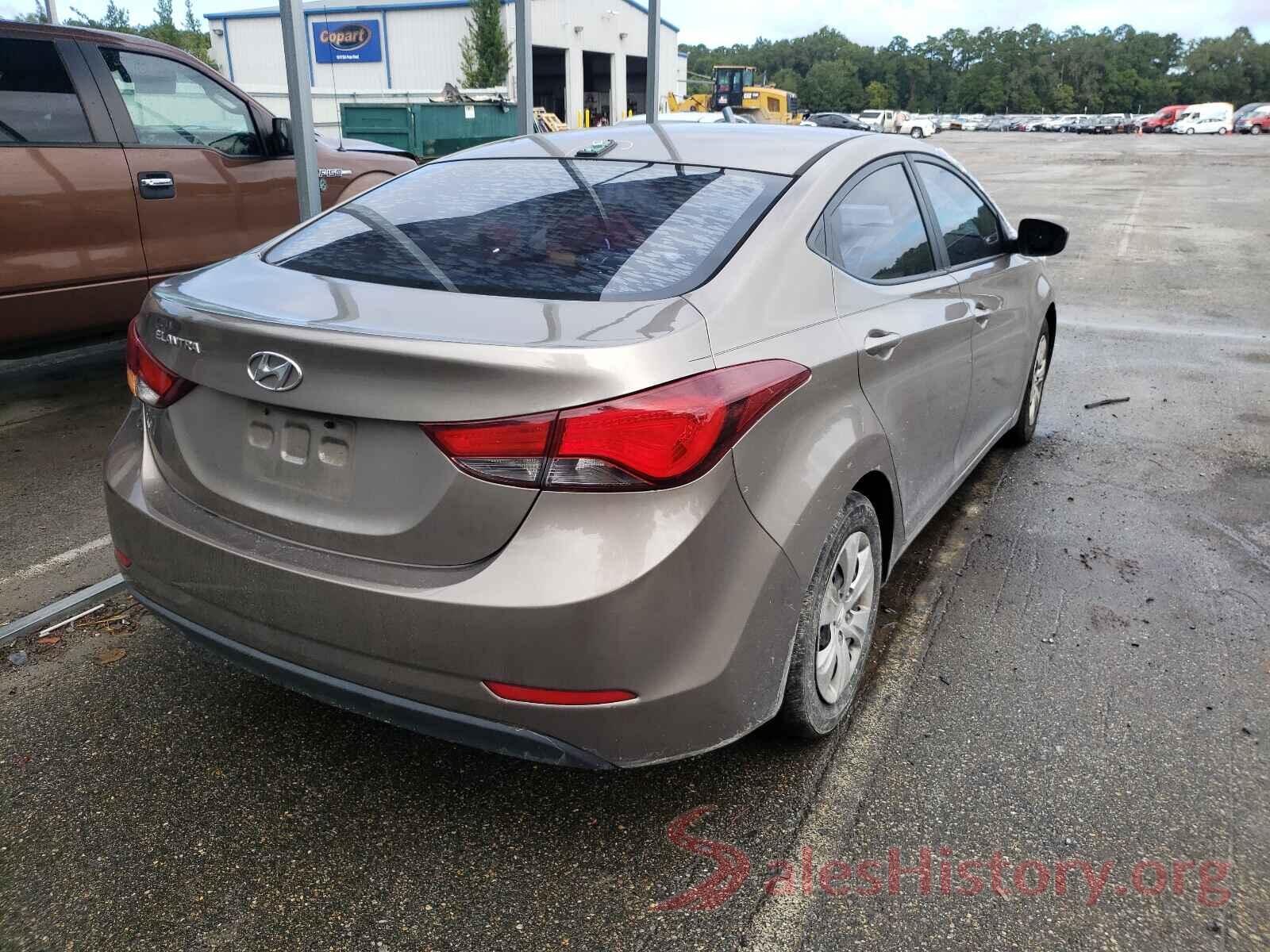 5NPDH4AE3GH738464 2016 HYUNDAI ELANTRA