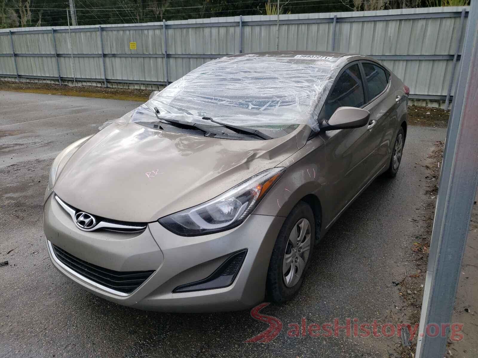 5NPDH4AE3GH738464 2016 HYUNDAI ELANTRA