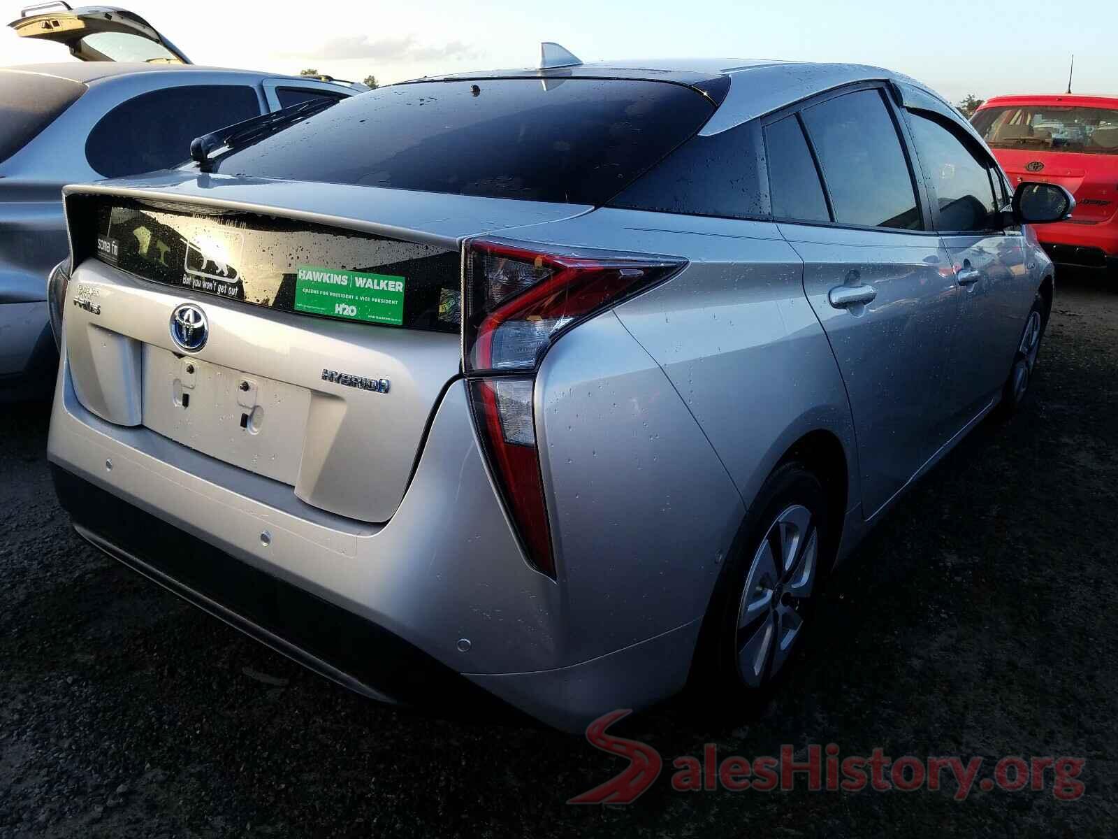 JTDKARFU3H3045786 2017 TOYOTA PRIUS