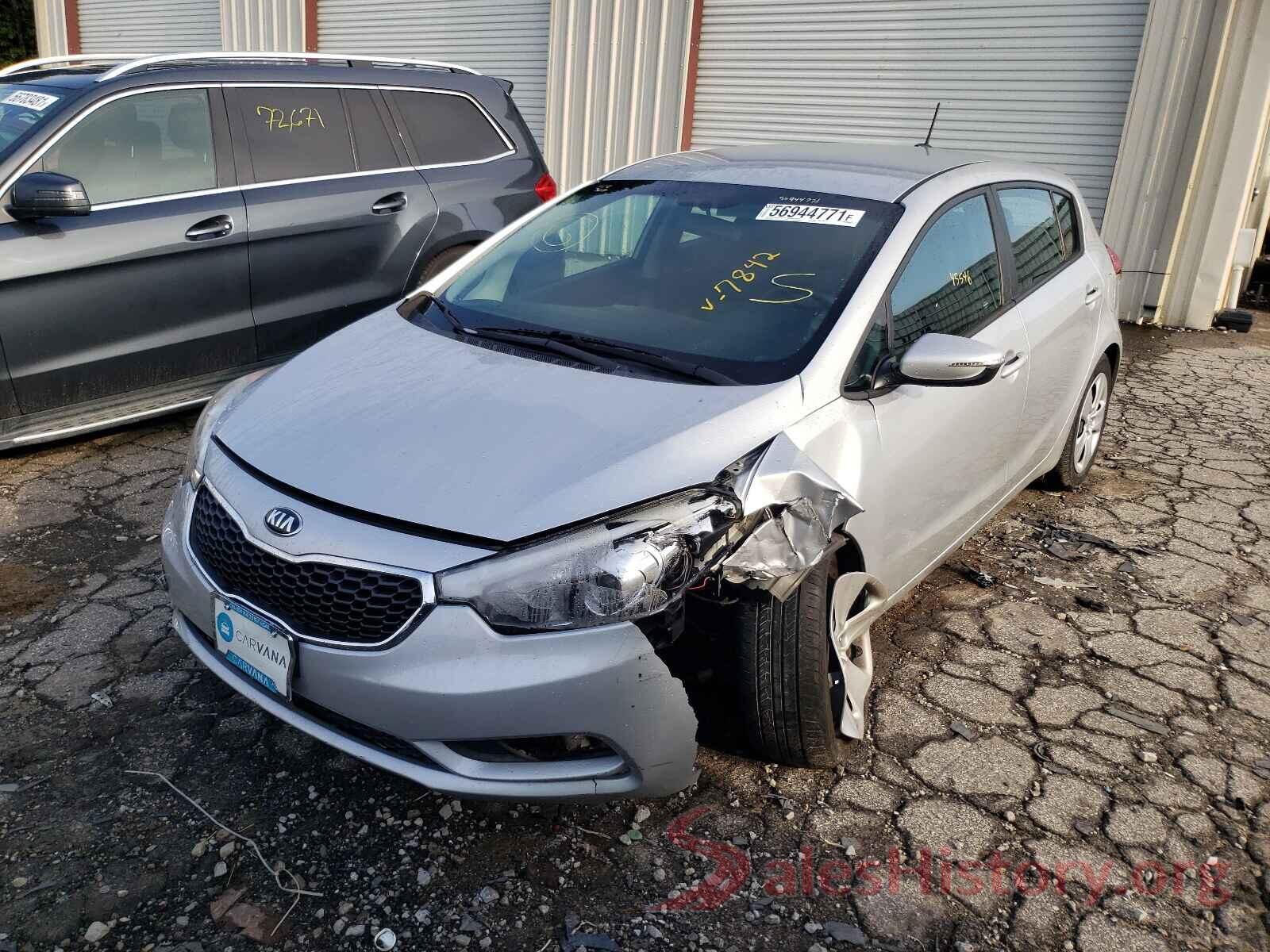 KNAFK5A89G5637842 2016 KIA FORTE