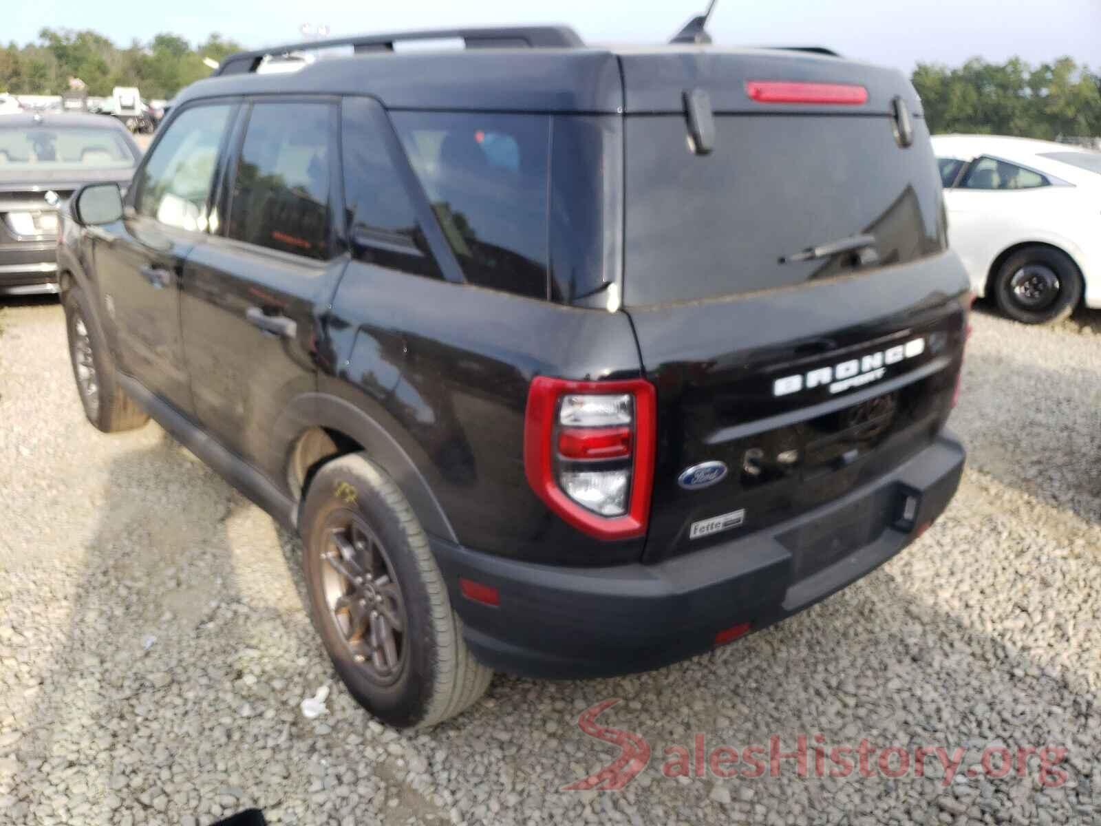 3FMCR9B60MRA09923 2021 FORD BRONCO