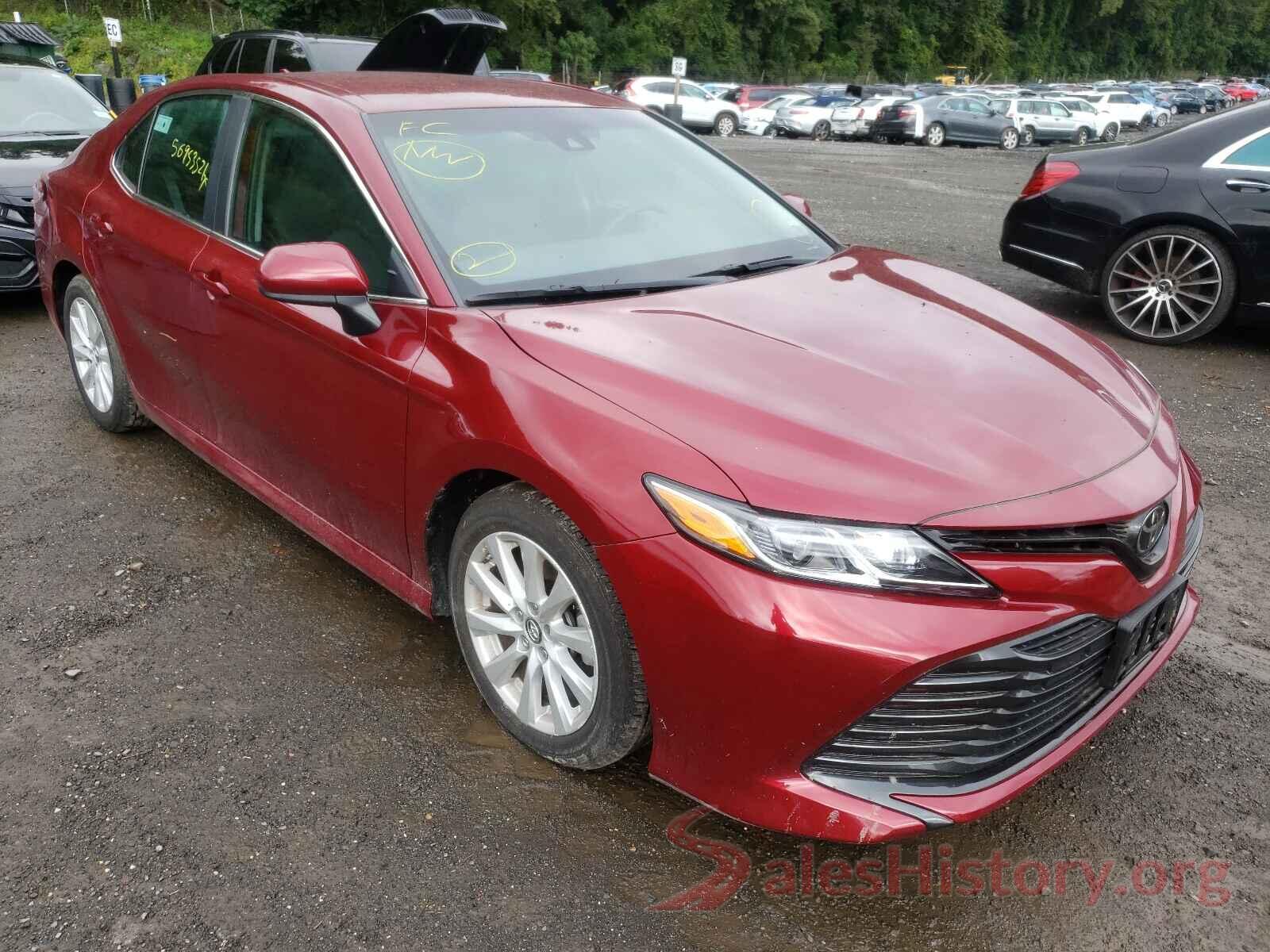 4T1B11HK0KU711125 2019 TOYOTA CAMRY