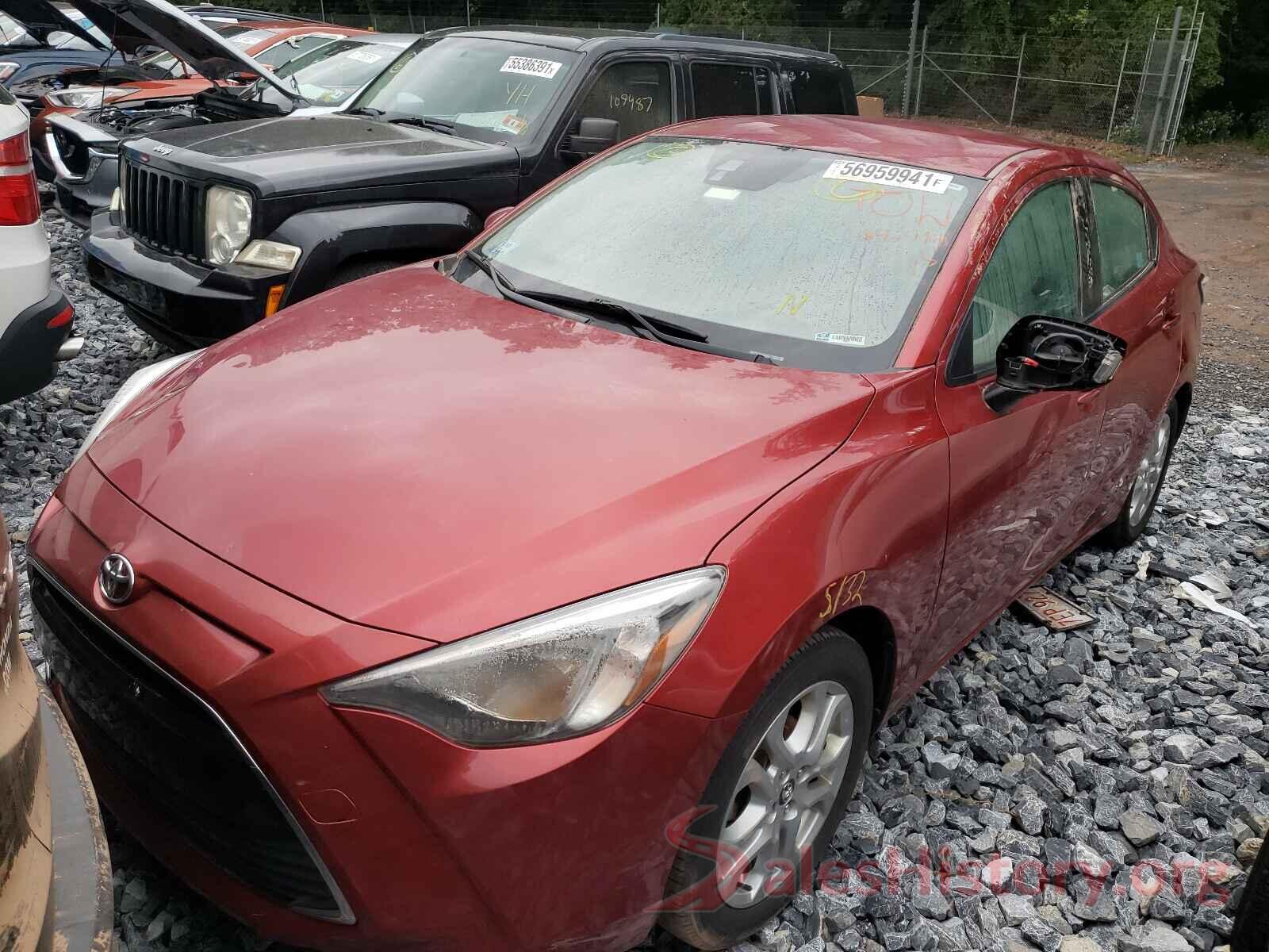 3MYDLBYVXHY194575 2017 TOYOTA YARIS