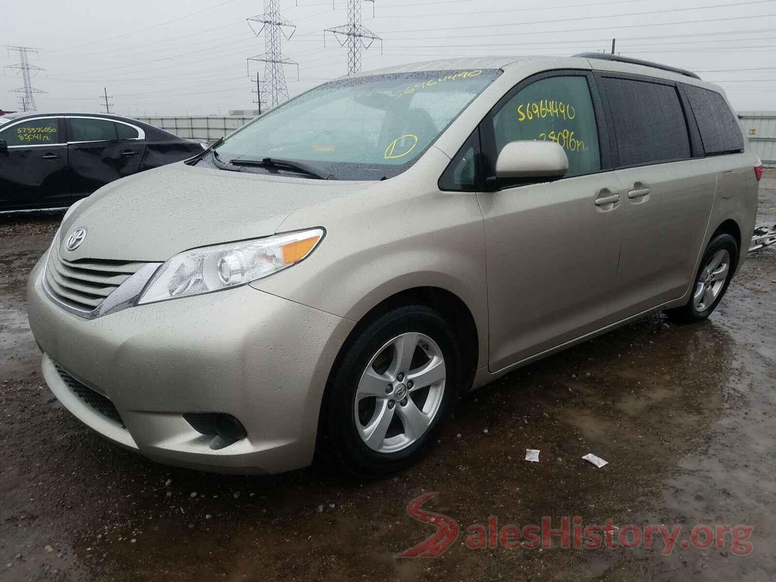 5TDKK3DC3GS709957 2016 TOYOTA SIENNA