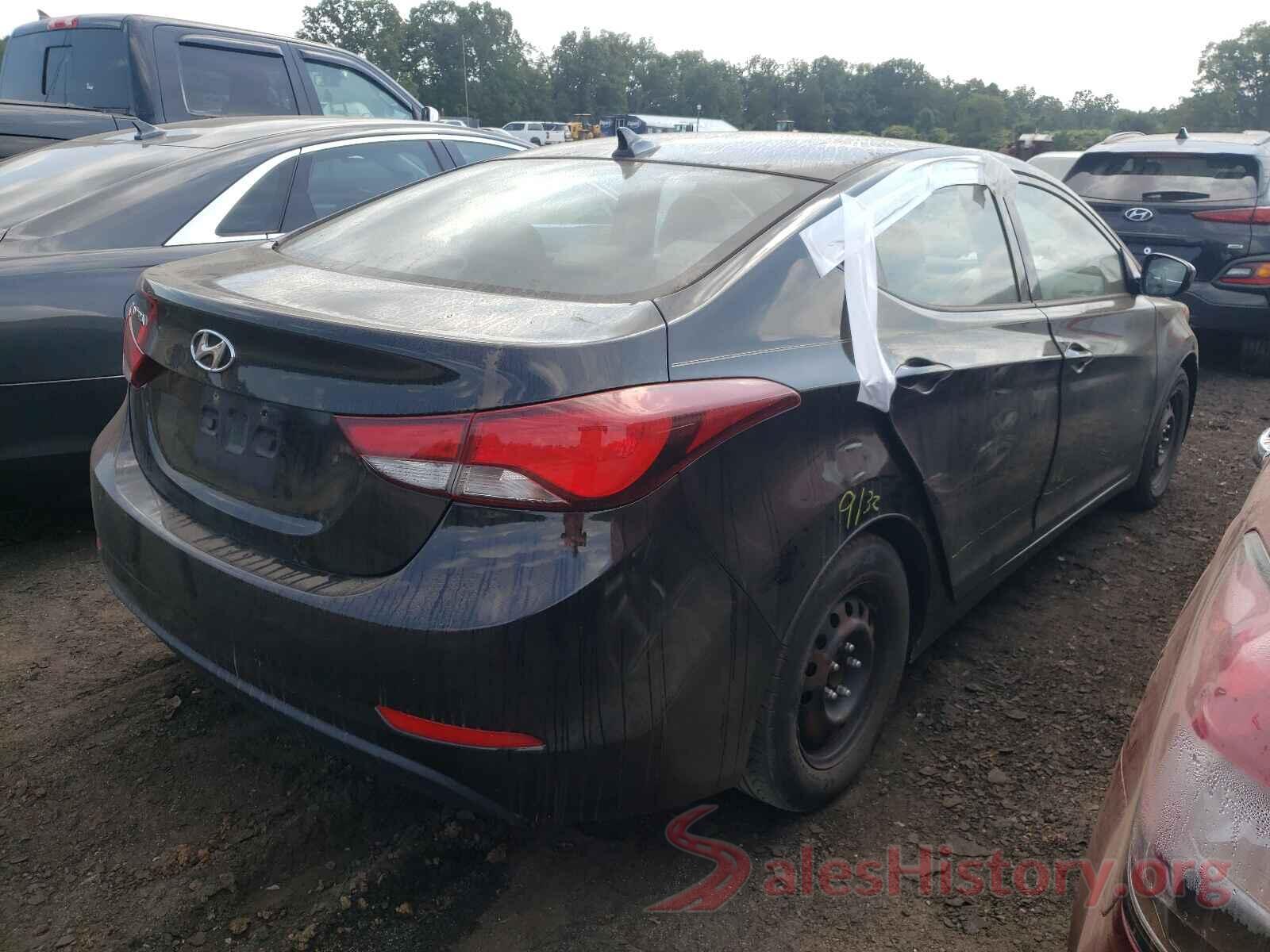 KMHDH4AE7GU483786 2016 HYUNDAI ELANTRA