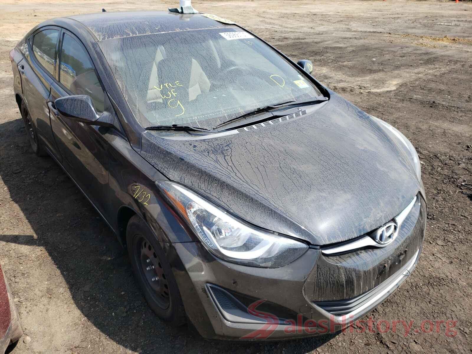 KMHDH4AE7GU483786 2016 HYUNDAI ELANTRA