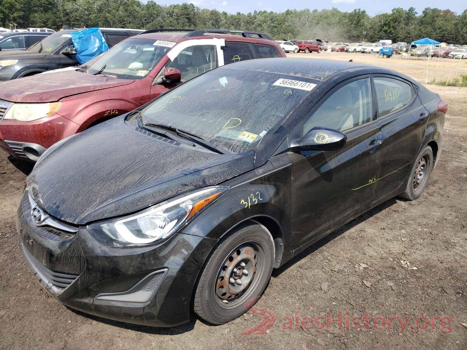 KMHDH4AE7GU483786 2016 HYUNDAI ELANTRA