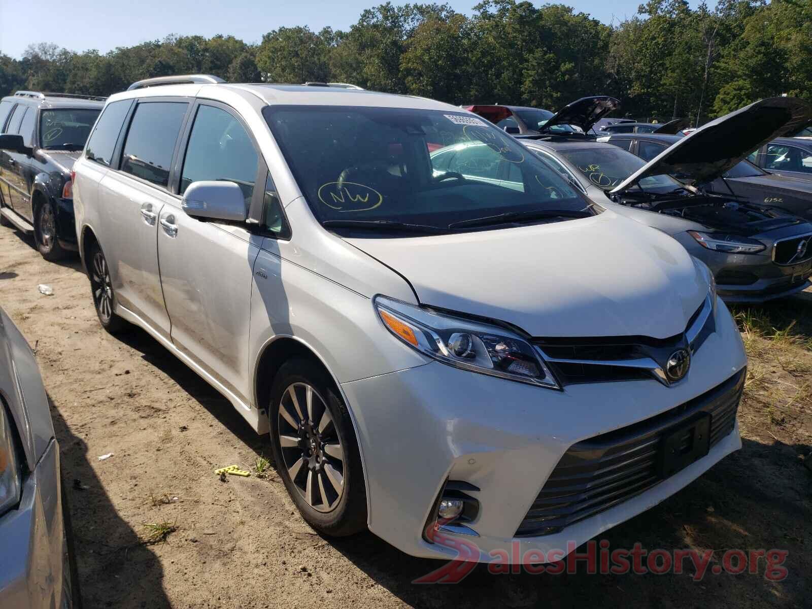 5TDDZ3DC7KS224301 2019 TOYOTA SIENNA