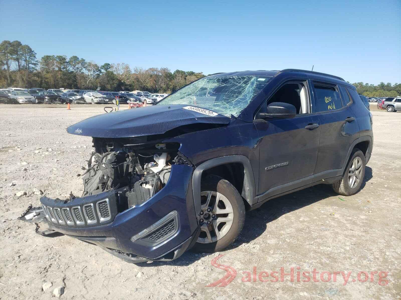 3C4NJCABXJT105525 2018 JEEP COMPASS