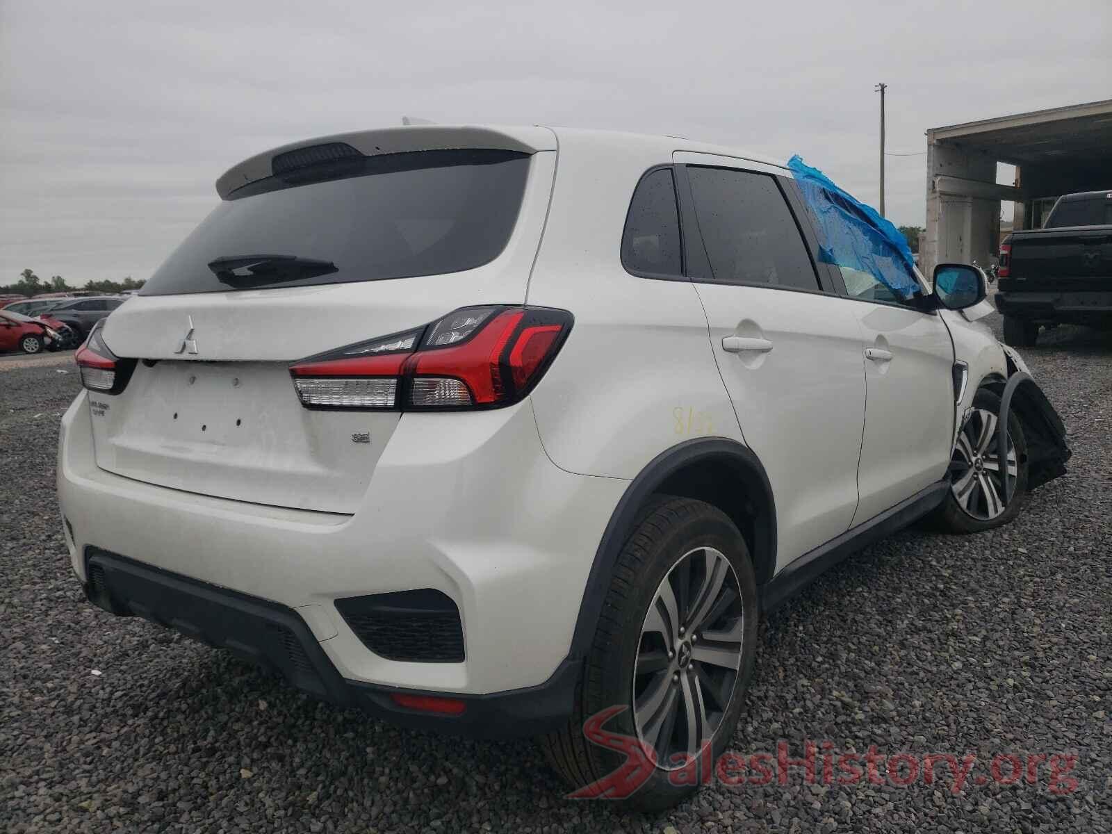 JA4AP4AU7LU011772 2020 MITSUBISHI OUTLANDER