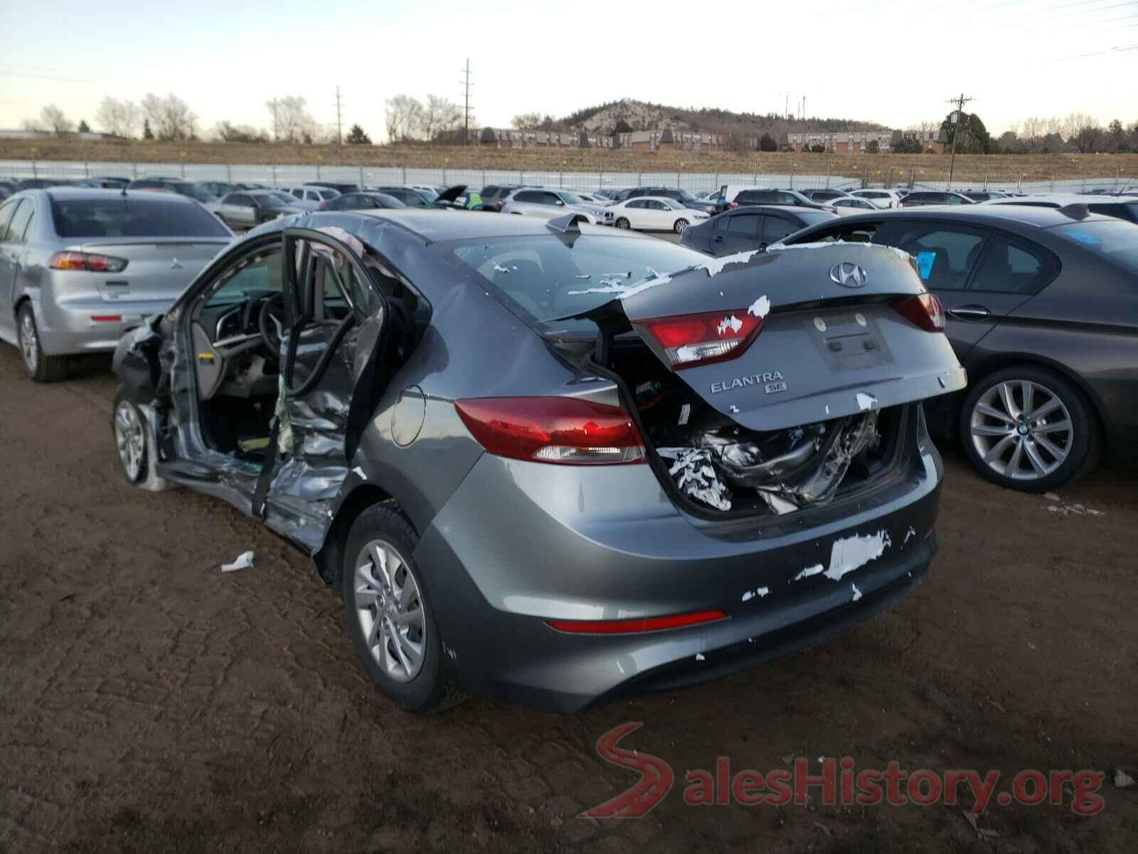 KMHD74LF9HU081410 2017 HYUNDAI ELANTRA