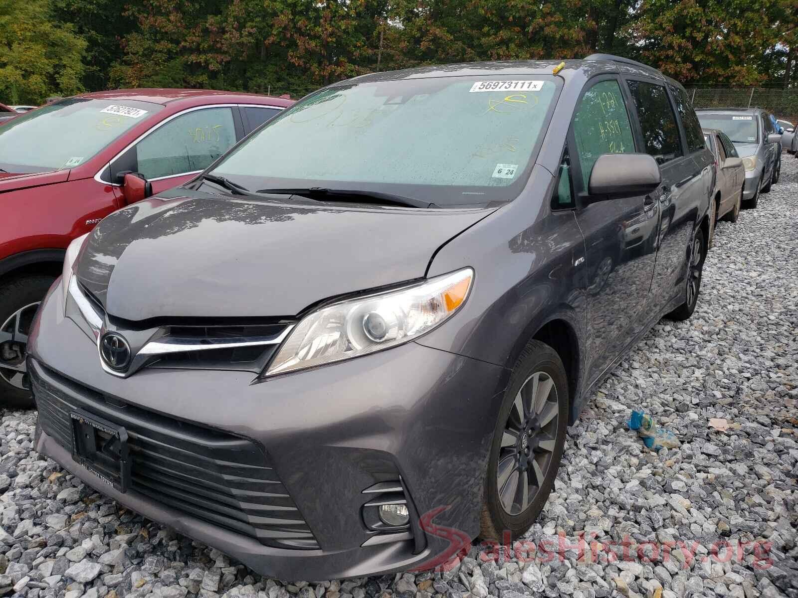 5TDDZ3DC6KS225374 2019 TOYOTA SIENNA