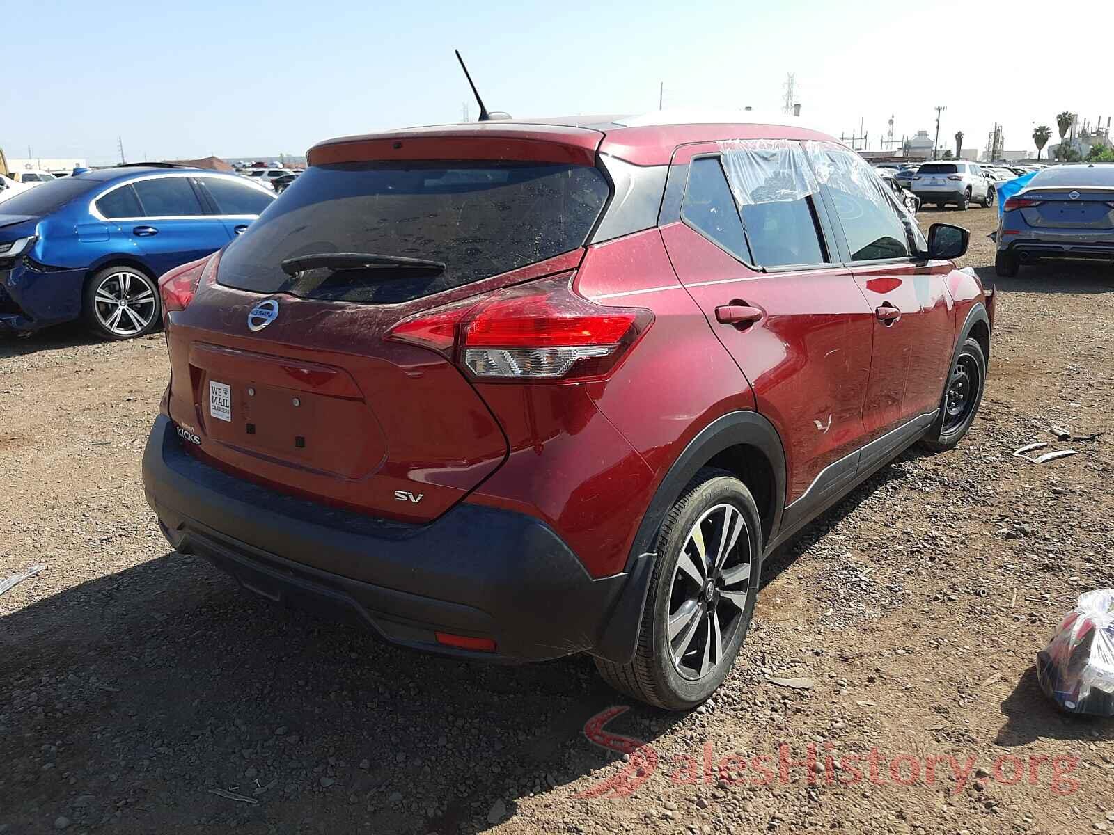 3N1CP5CU8KL563665 2019 NISSAN KICKS